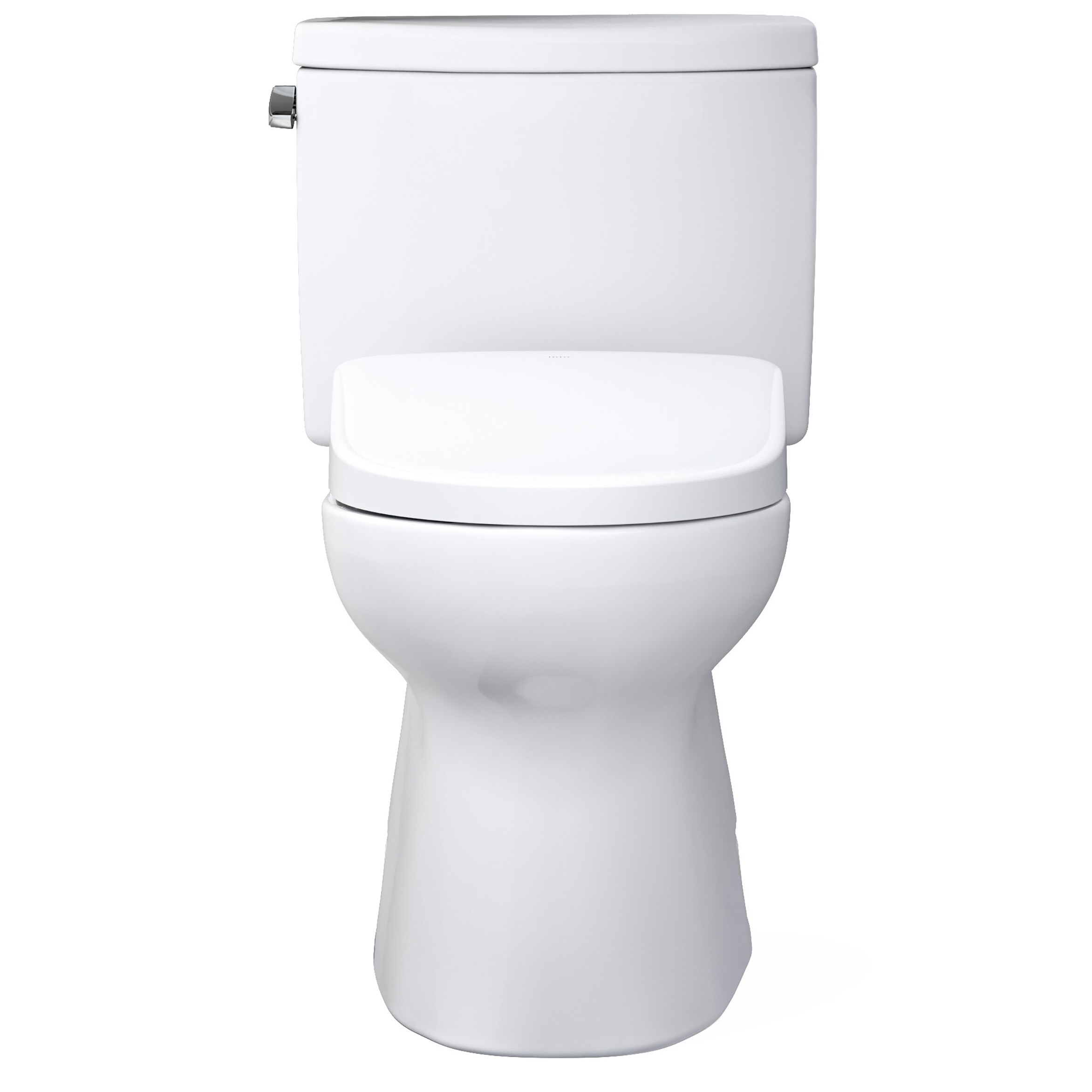 Lavabo bidet TOTO WASHLET+ Blanco Algodón Individual Alargado Altura estándar Cierre suave de caída lenta 2 piezas 12 pulgadas de separación 1.28 GPF MW4744736CEFG-01