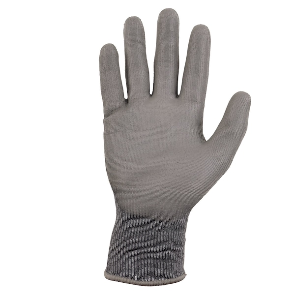 Proflex de Ergodyne ANSI A4 Guantes Recubiertos de PU CR, Gris, Talla XL - 7044