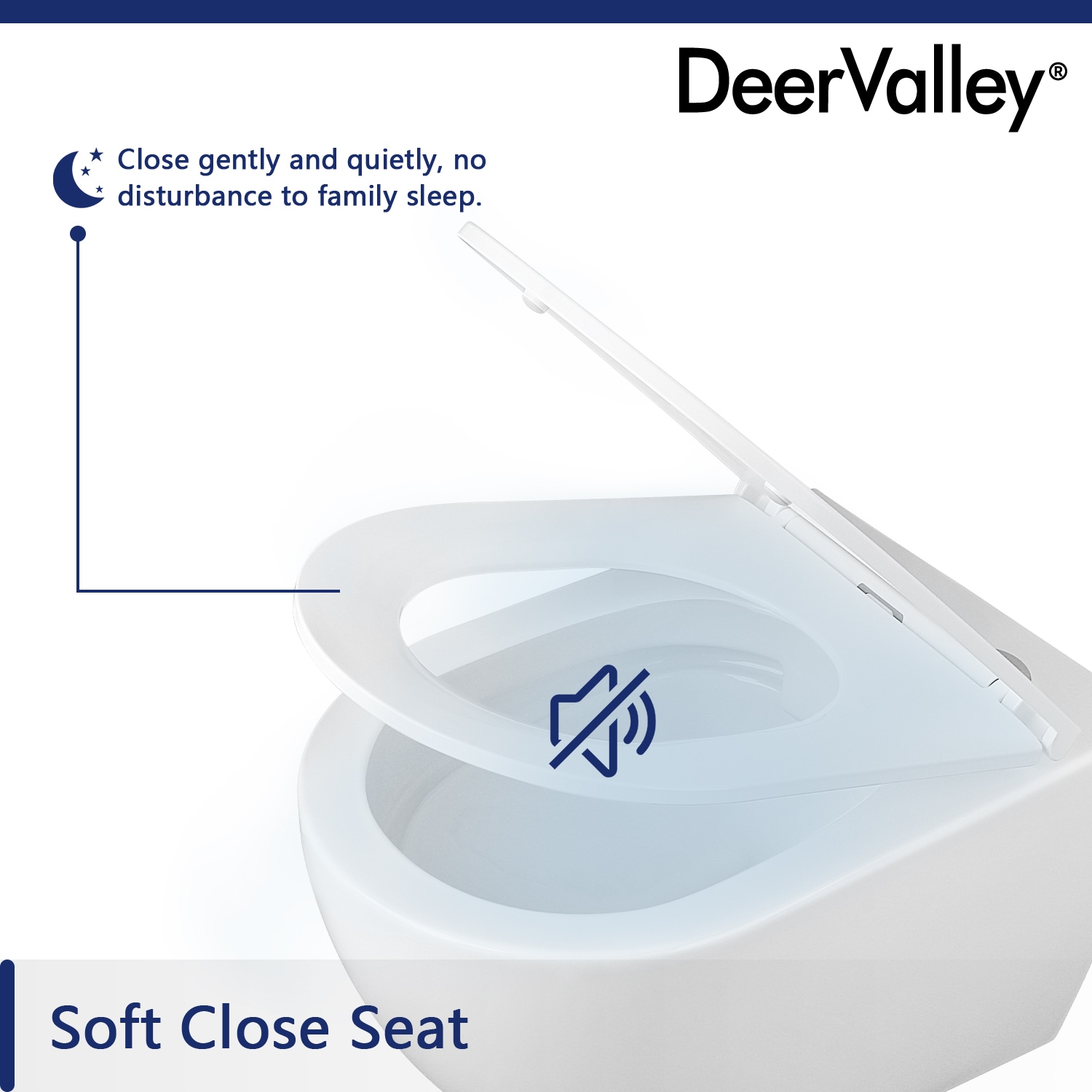 Inodoro suspendido alargado DeerValley Liberty Blanco DV-1F0070