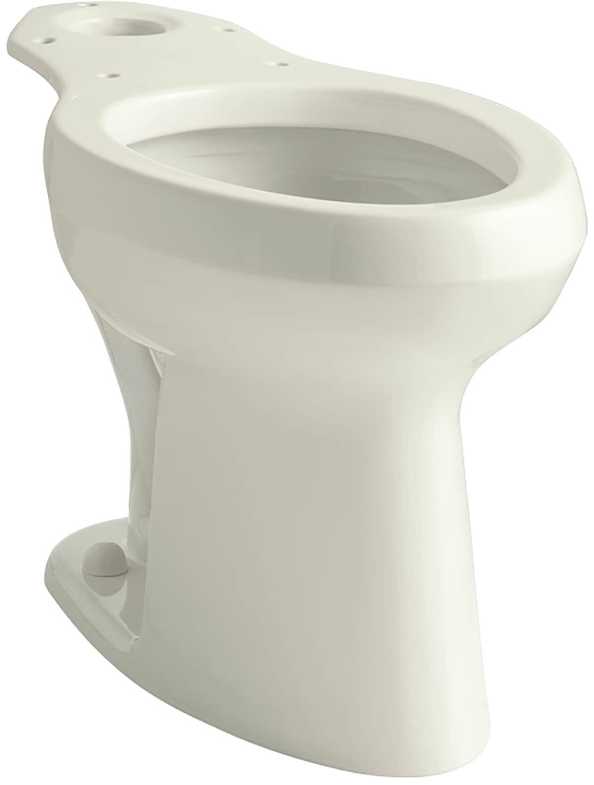 Taza de baño comercial alargada en color blanco hueso a altura de silla de 12 pulgadas de retroceso 4304-96 de KOHLER