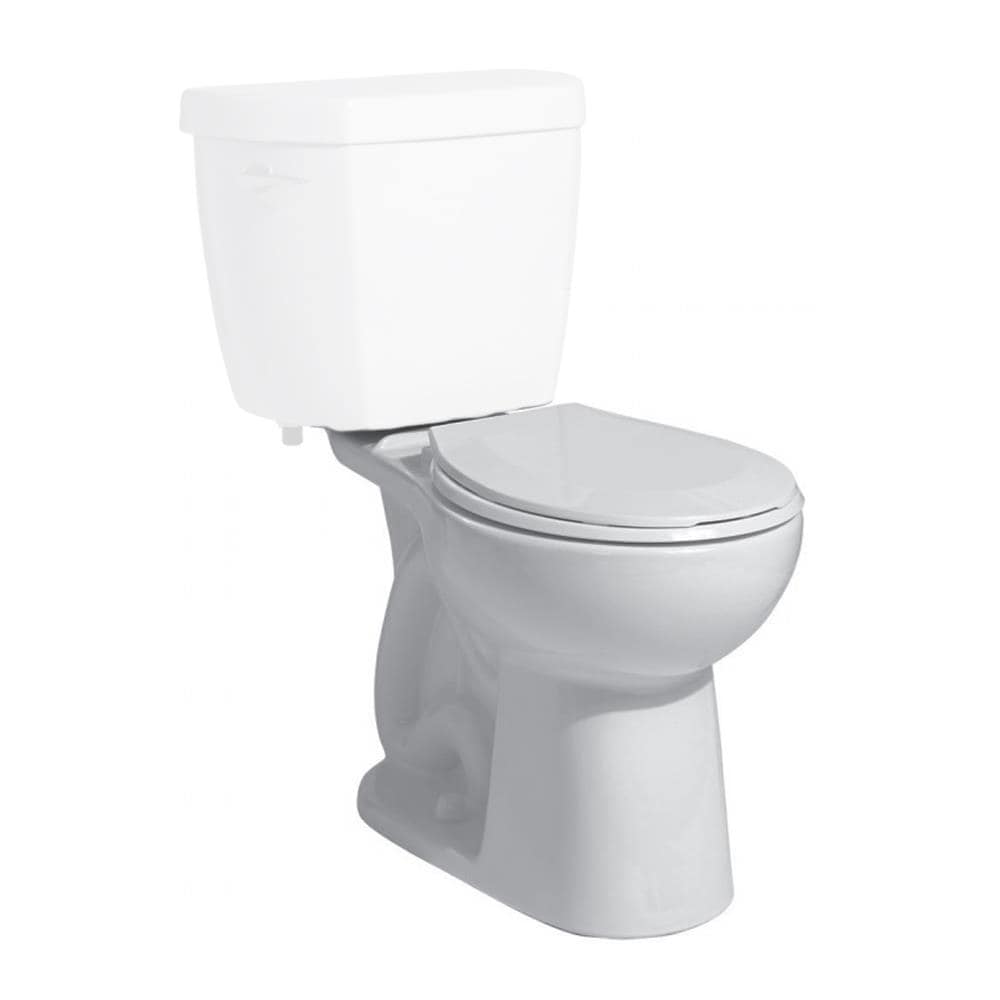 Taza de baño blanca redonda estándar de altura con descarga de 10 pulgadas Niagara Conservation N7726RB