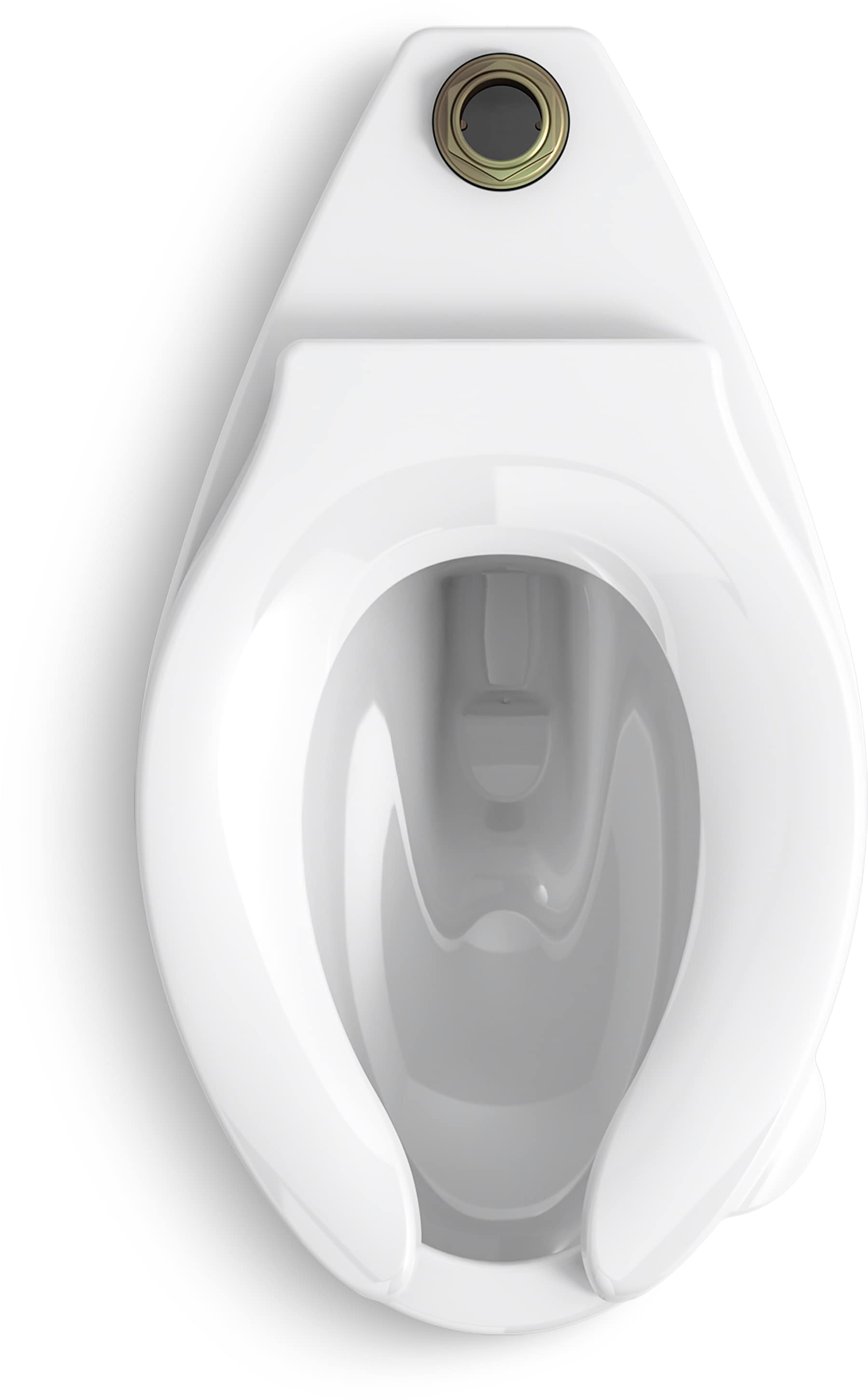 Taza de baño comercial alargada de altura estándar color blanco Ultra Wellcomme de KOHLER con descarga de 10 pulgadas - K-96053-0