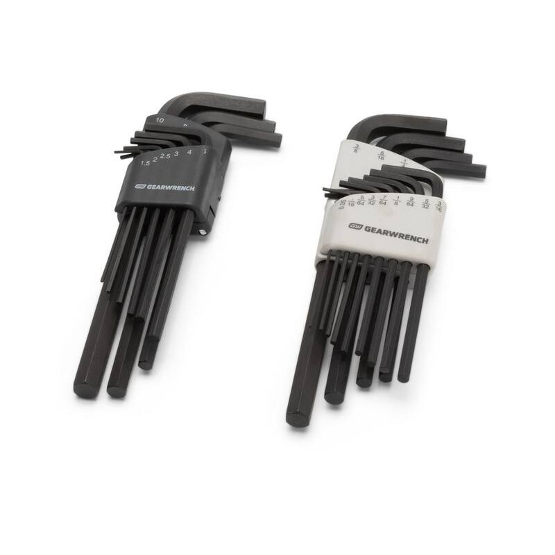Juego de herramientas mecánicas GEARWRENCH de 1/4 y 3/8 pulgadas, estándar y profundo SAE/Métrico en caja de almacenamiento de 3 cajones (232 piezas) - 80944