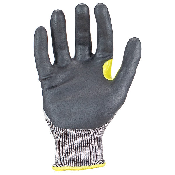 Guantes de tejido Ironclad Performance Wear, Nivel de corte A3, calibre 18, negro/gris, M - SKC3FN-03-M