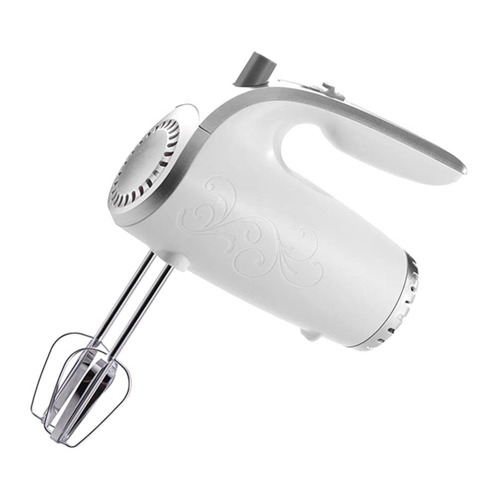 Mezcladora de mano de 5 velocidades (Blanco)