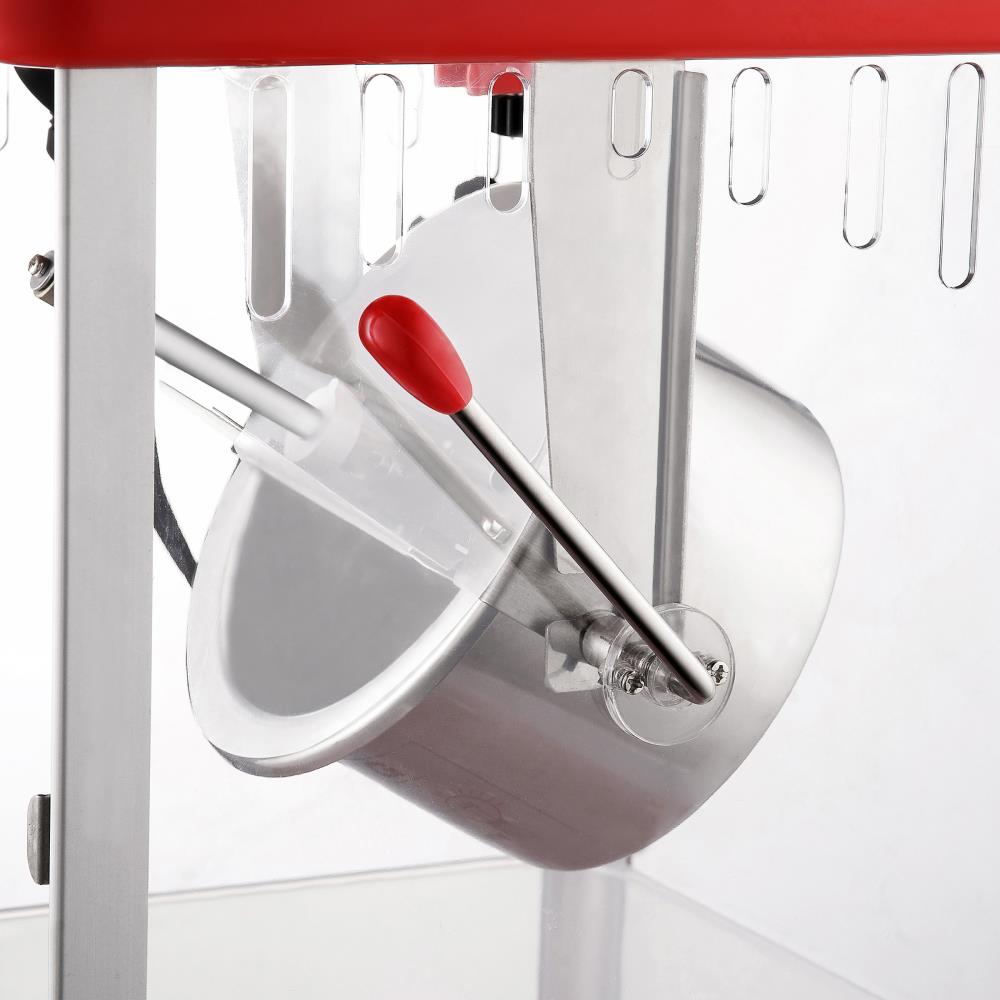 Máquina de palomitas de maíz para la encimera con aceite rojo de 0.5 tazas de Great Northern Popcorn 253146VWR.
