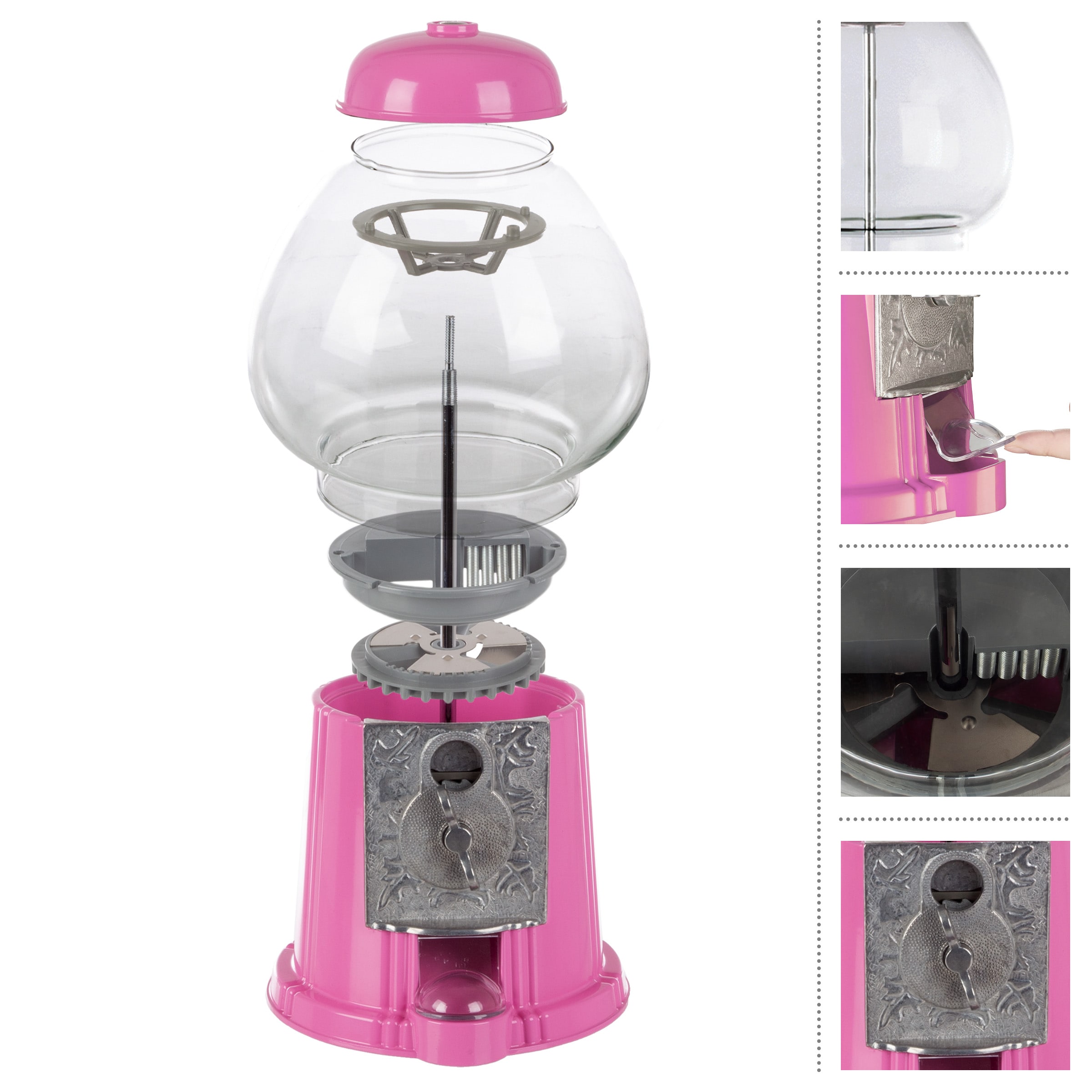 Máquina de chicles rosa Great Northern Popcorn 83-DT5687-P