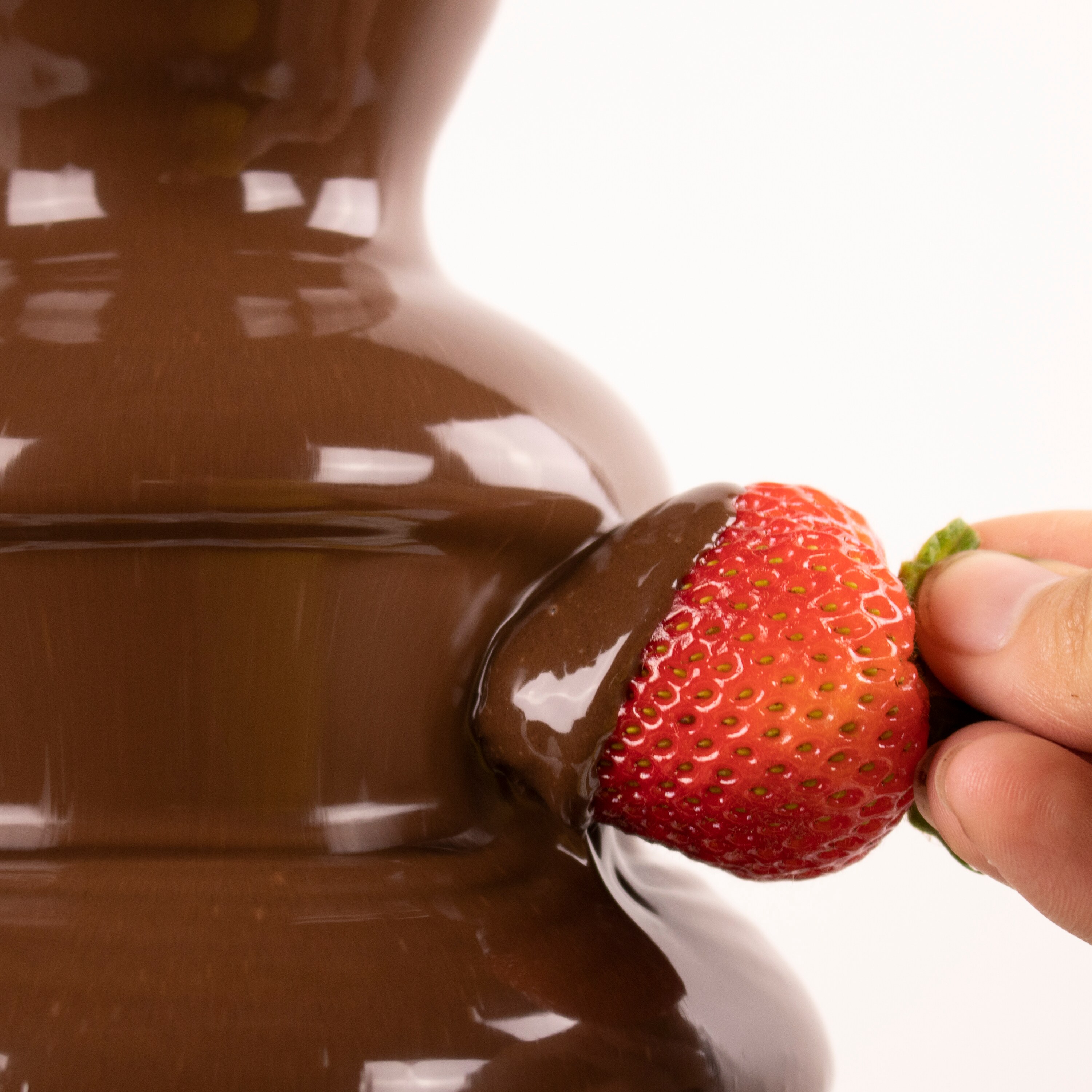 Fuente de chocolate de acero inoxidable de 2 libras para fondue Nostalgia NCFF986SS