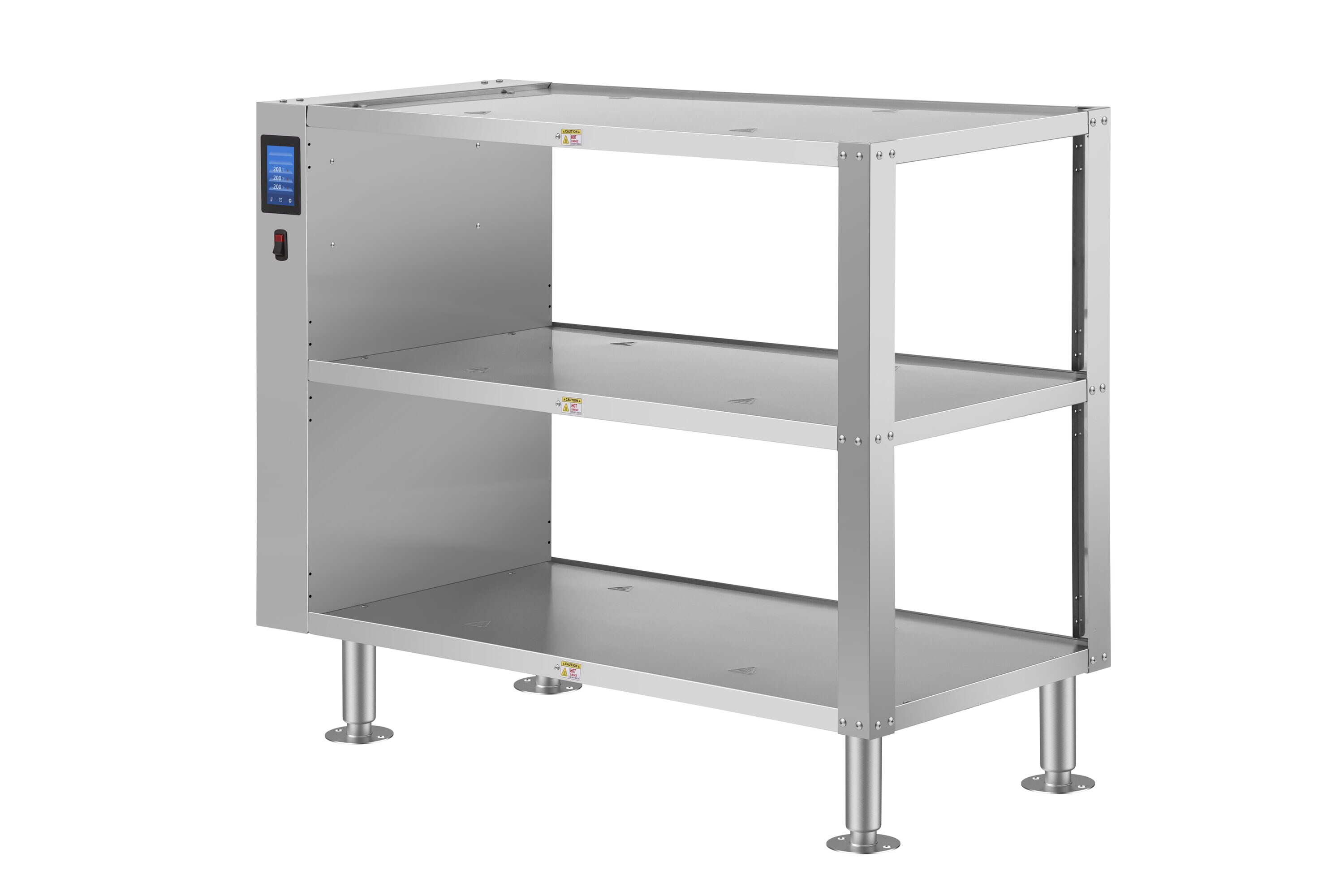 Calentador de alimentos eléctrico comercial/residencial de 26 cuartos KoolMore 3 estaciones - Bajo consumo - LOW-KM-WSC-T3