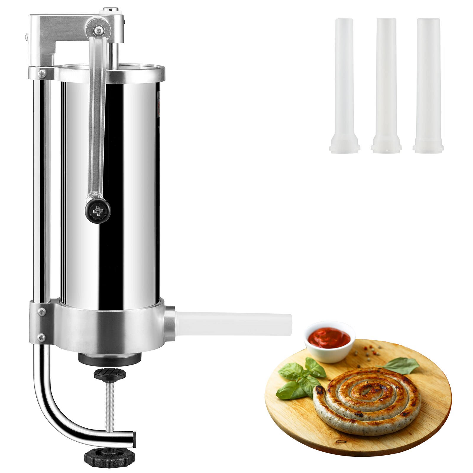 Hacedor de salchichas vertical de 3 L de grado alimenticio de acero inoxidable SUS 304