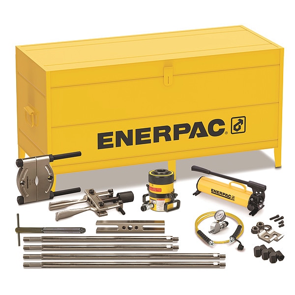 Enerpac BHP561G, 25 Ton, Hydraulic Cross Bearing Puller Set with Hand Pump - BHP561G