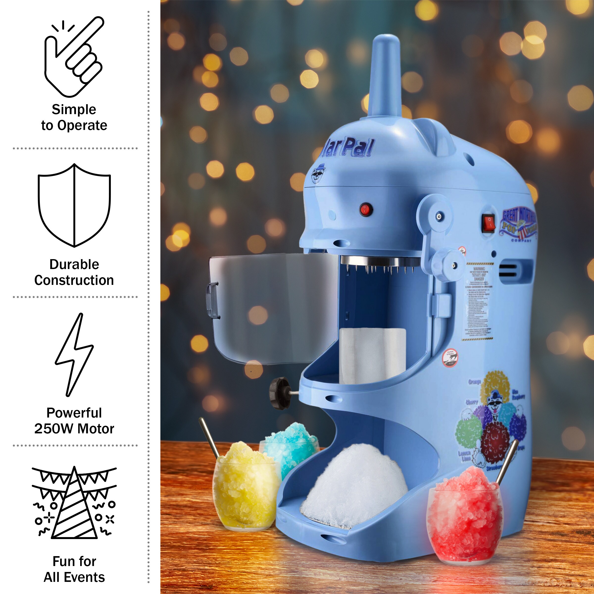 Máquina para hacer raspados de Gran Norte (Azul) 83-DT6163