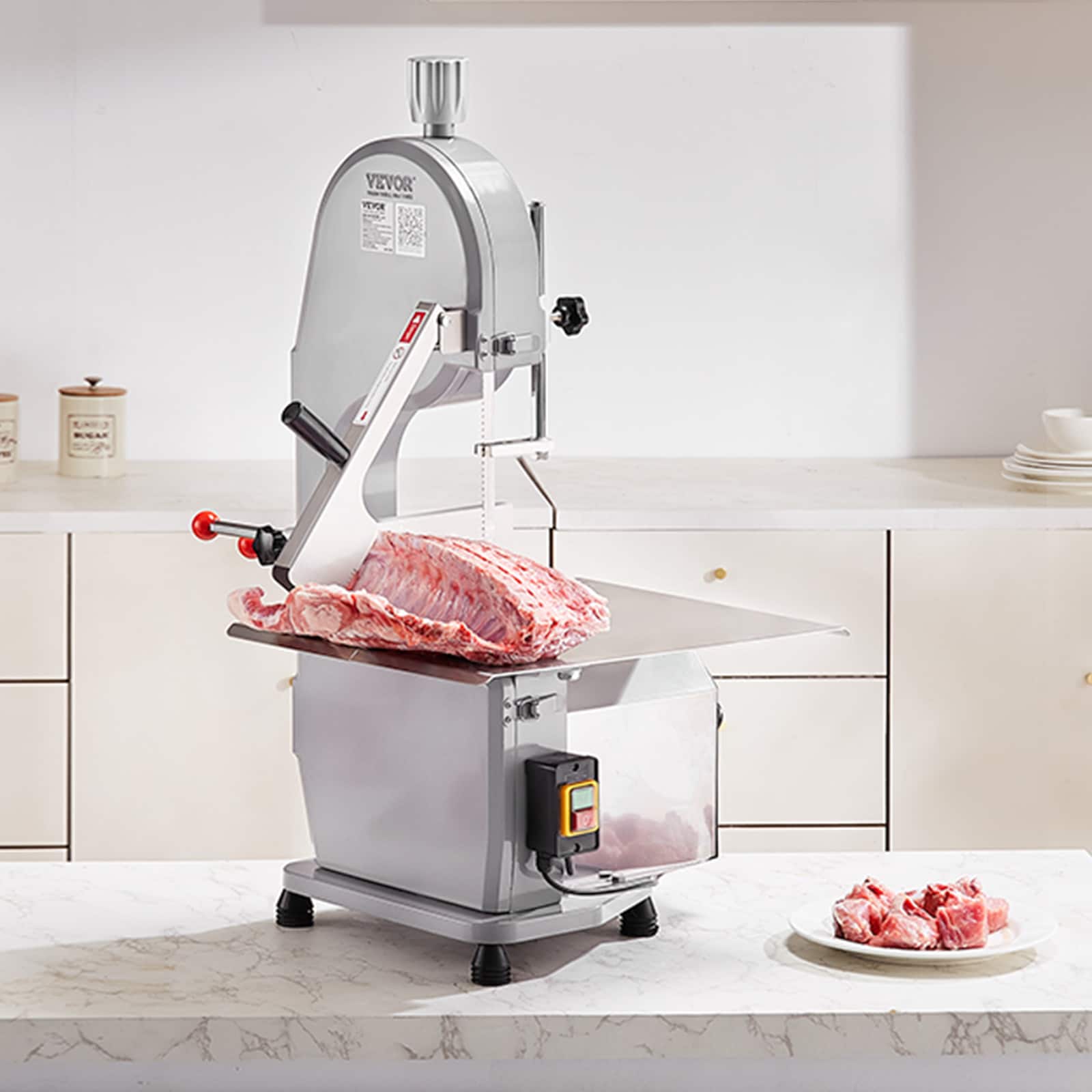 Máquina para cortar huesos de aluminio y acero inoxidable de 1500W 7.9 pulgadas con enchufe JGJJG-21000000001V1