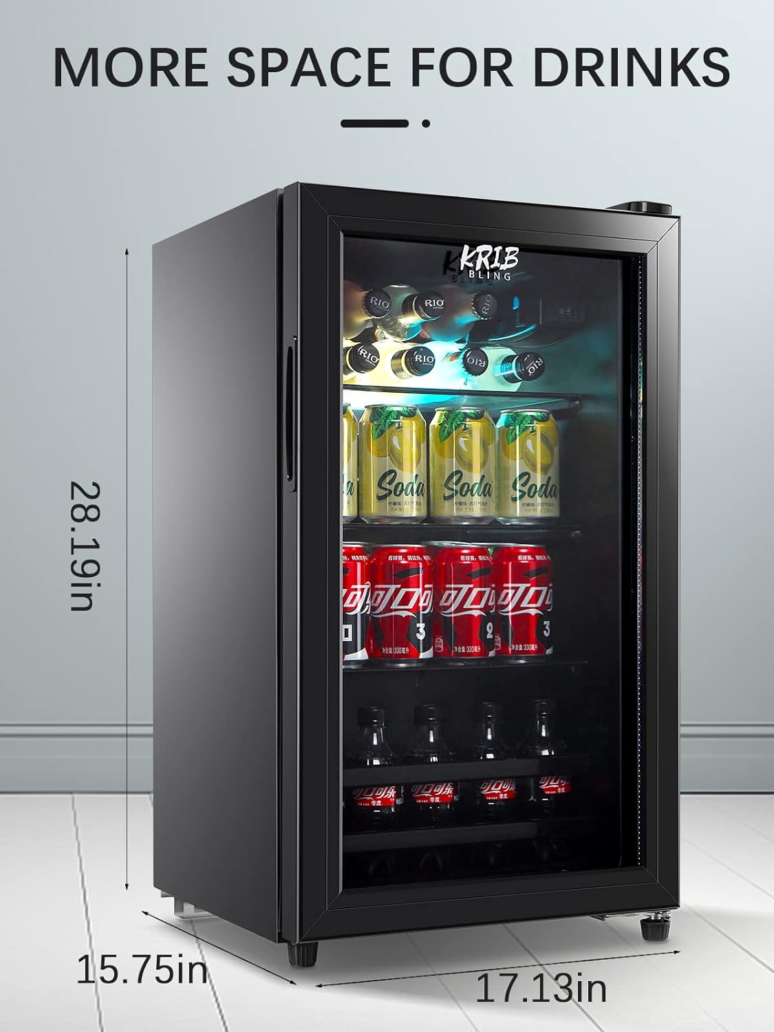 Máquina para preparar bebidas tipo frappé Runesay (Negro) HBCOLR-10