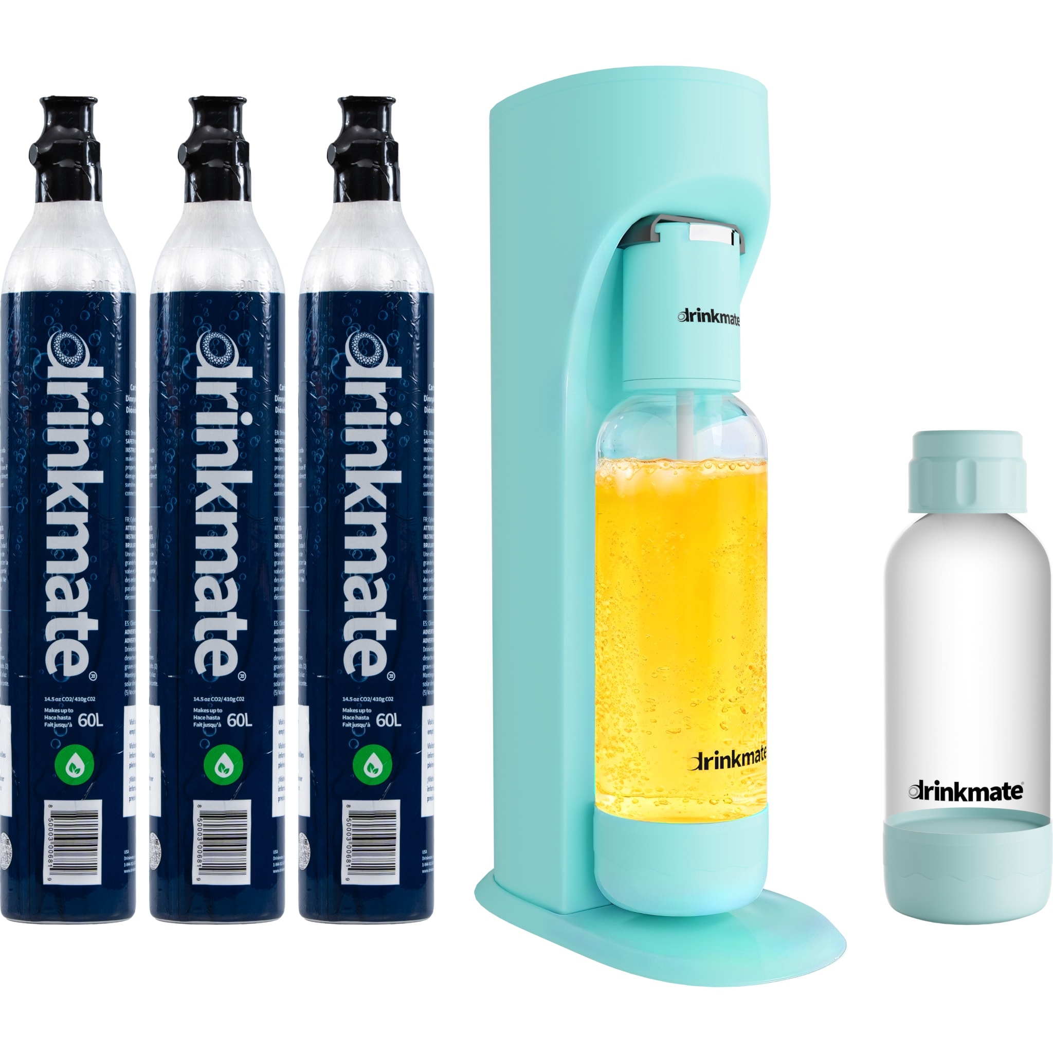 Fabricador de refrescos Drinkmate Azul Ártico carbonatador 410-08-14ZX3-SP