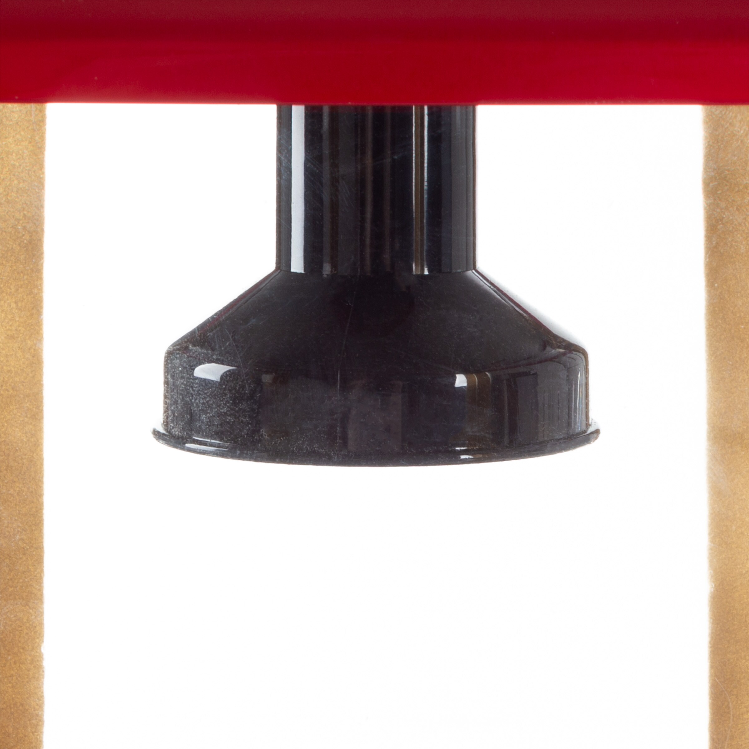 Máquina para hacer palomitas estilo vintage en rojo con capacidad para 6 tazas