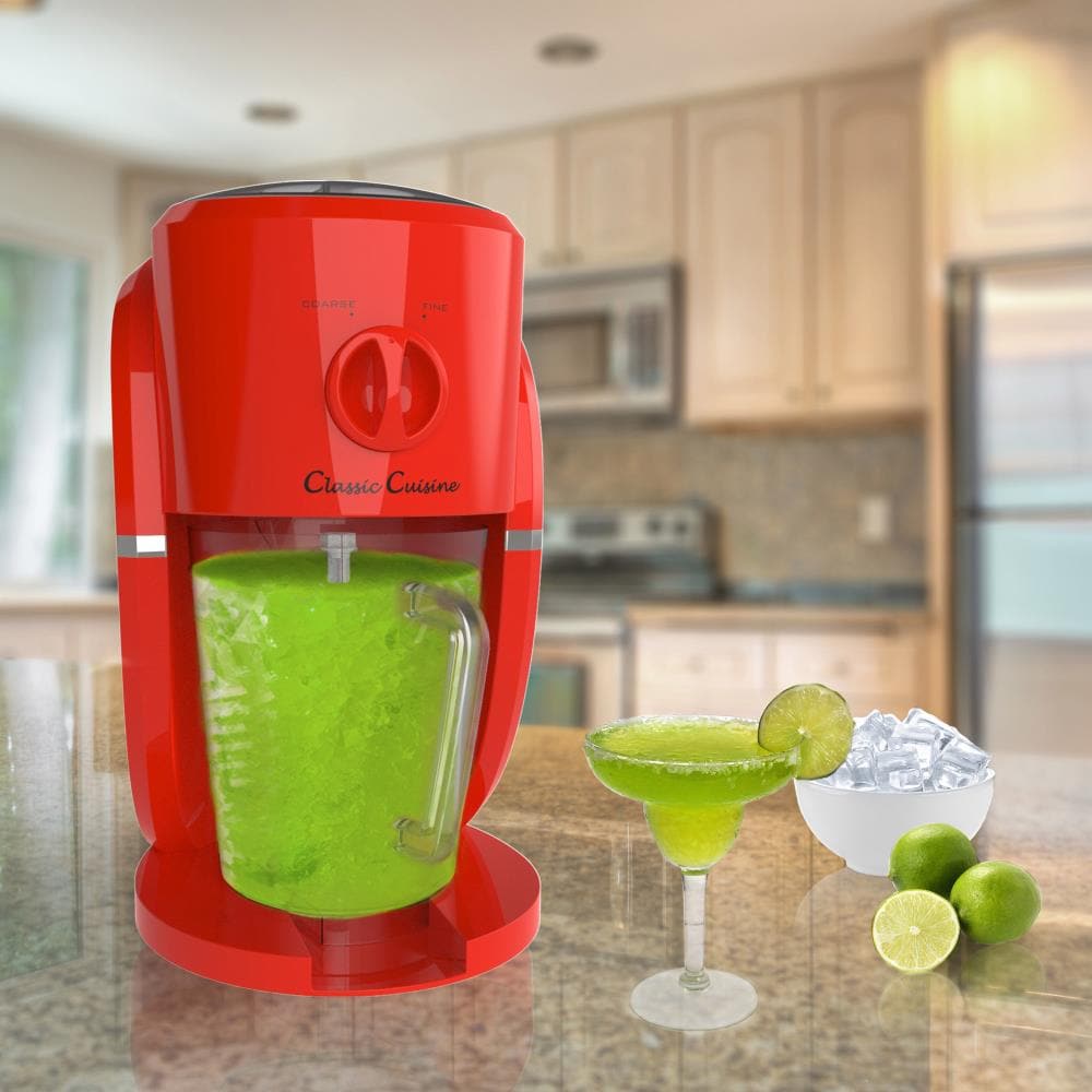 Máquina para bebidas congeladas Hastings Home de 36 oz (roja)
