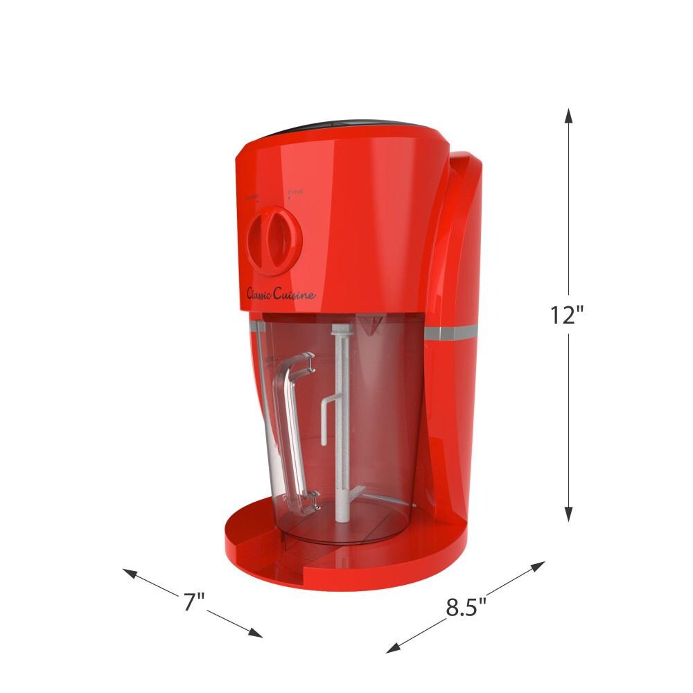 Máquina para bebidas congeladas Hastings Home de 36 oz (roja)