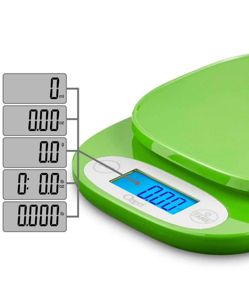 Báscula de Cocina Digital a Pila Verde Ozeri ZK420-L