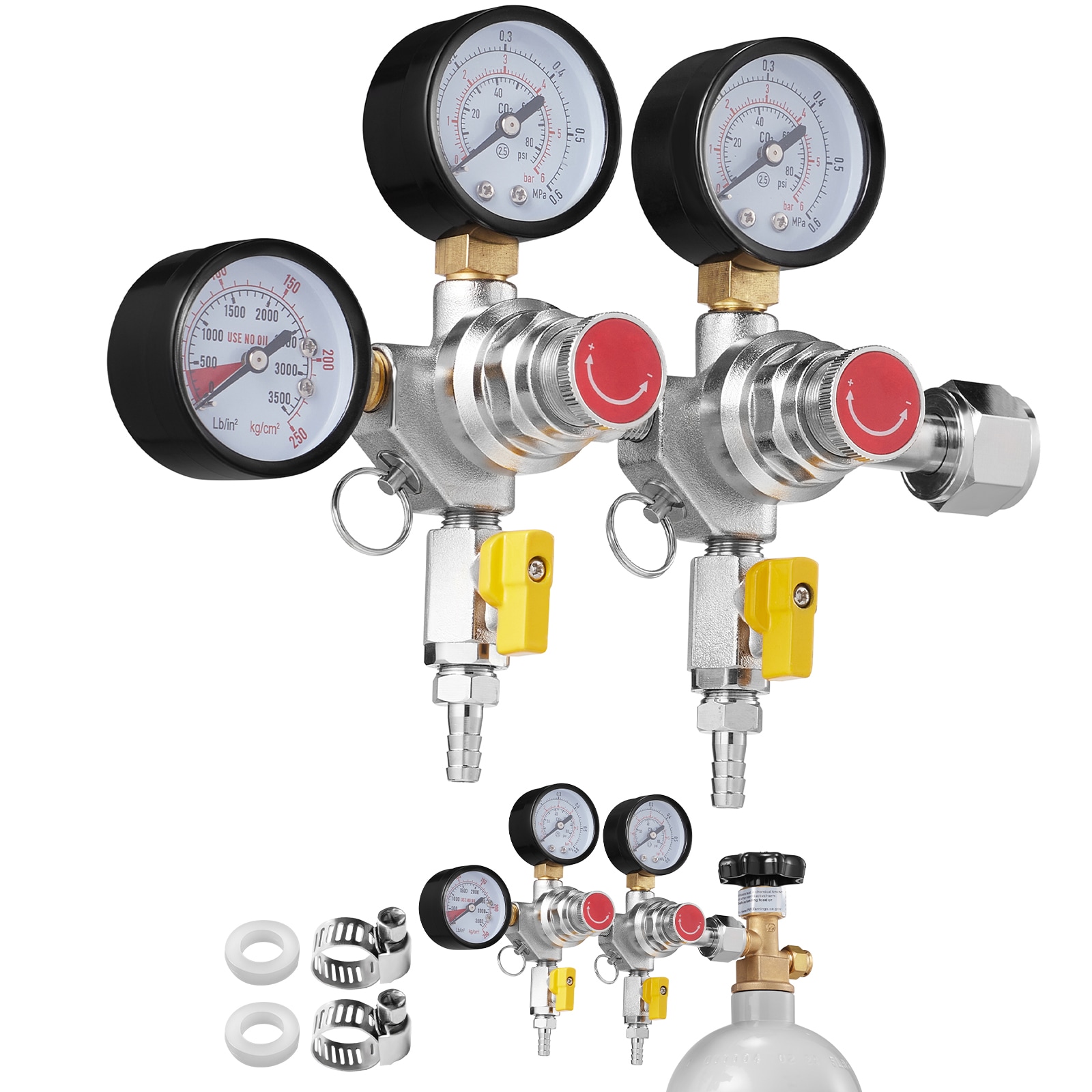 Válvulas de corte de triple medición SVOPES medidor de regulador de dióxido de carbono SVOPESYJDJQ3201276V0