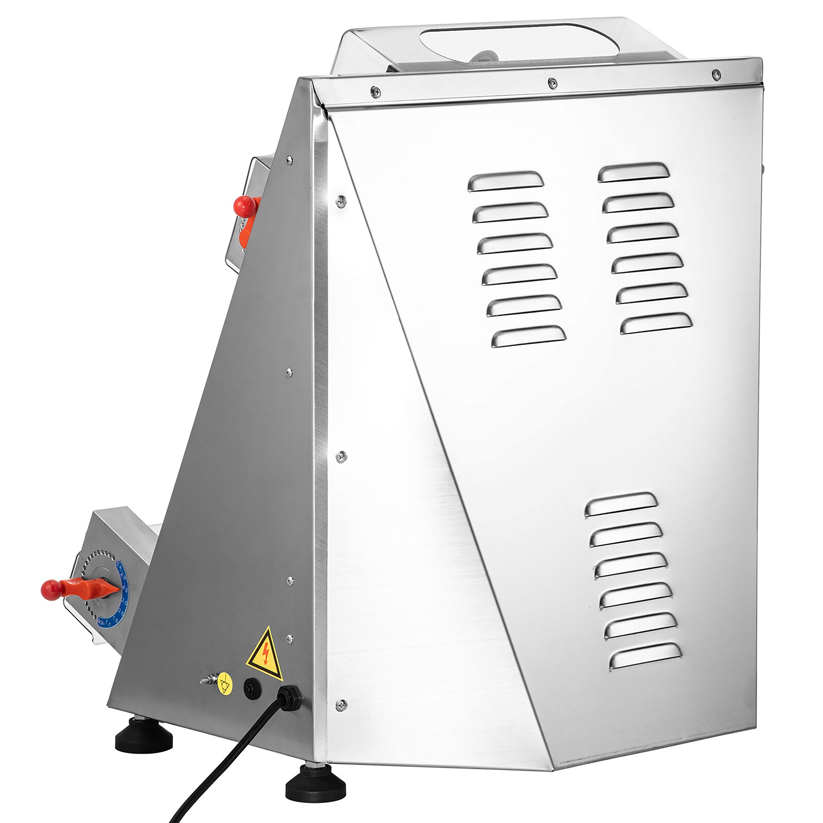 Rodillo eléctrico de masa para pizza de 16 pulgadas para hacer panqueques y crepas de grosor de 1 a 5.5 pulgadas