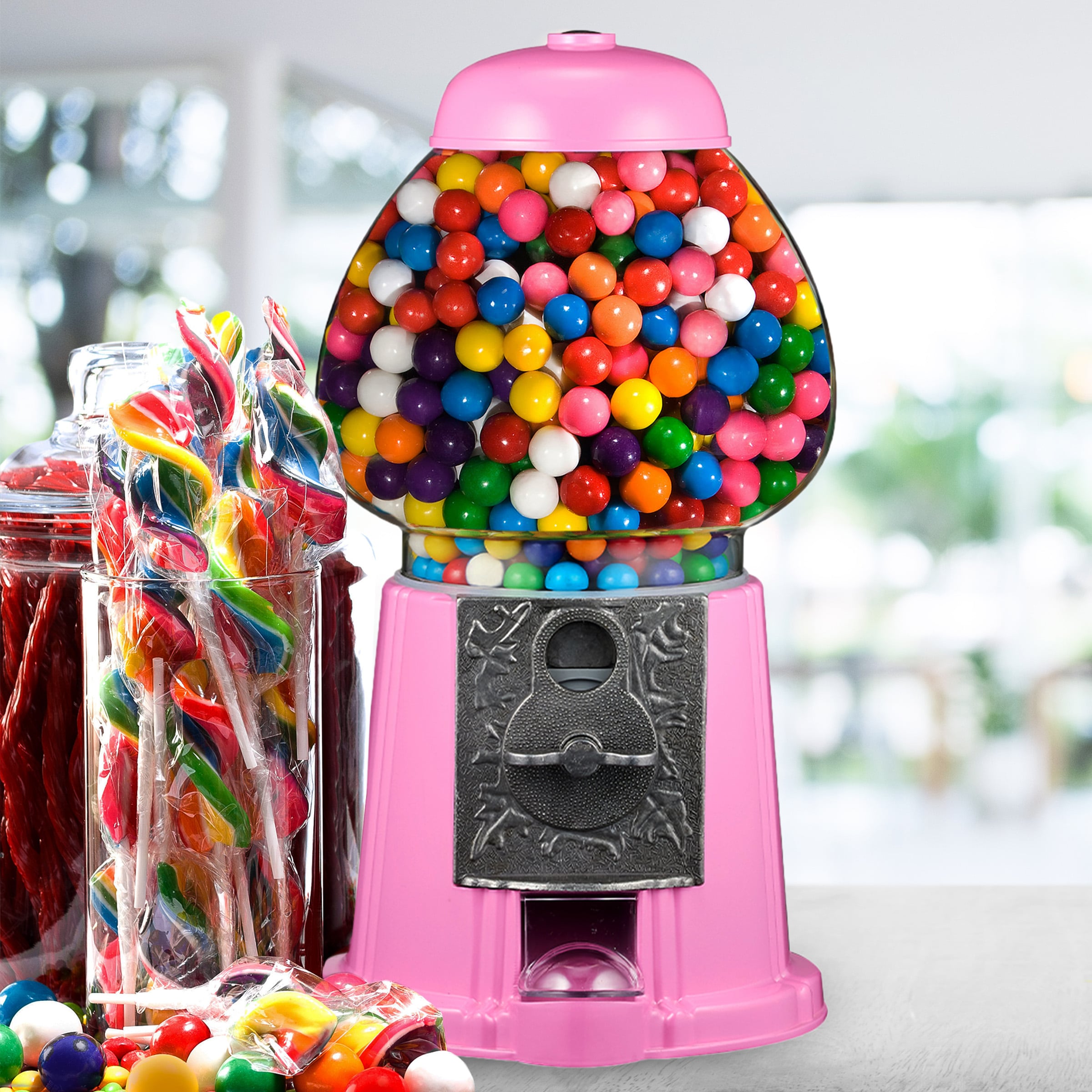 Máquina de chicles rosas Great Northern Popcorn 83-DT5686-P
