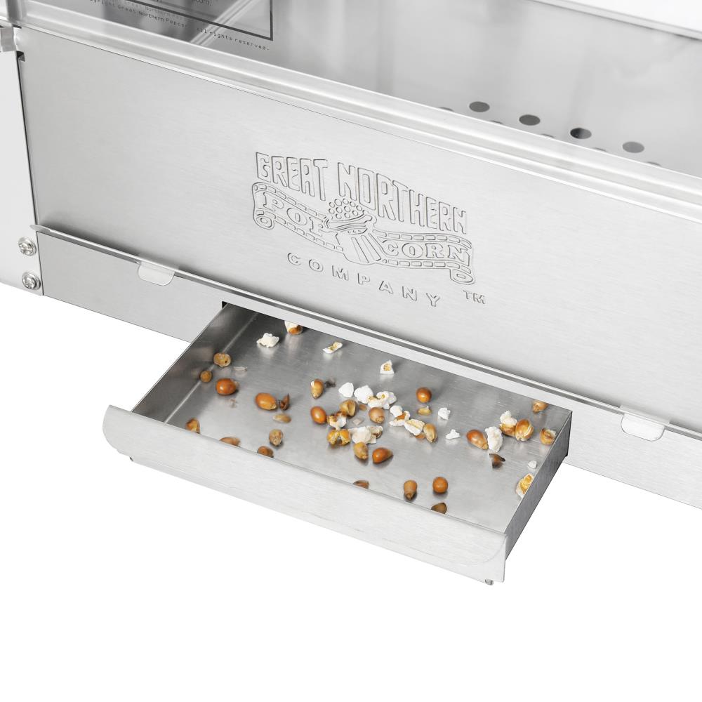 Máquina de palomitas de maíz de acero inoxidable Great Northern Popcorn para mostrador con aceite