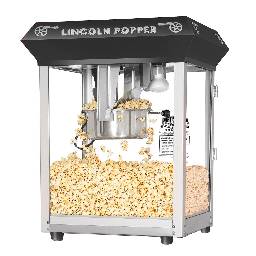 Máquina de palomitas de maíz de acero inoxidable Great Northern Popcorn para mostrador con aceite