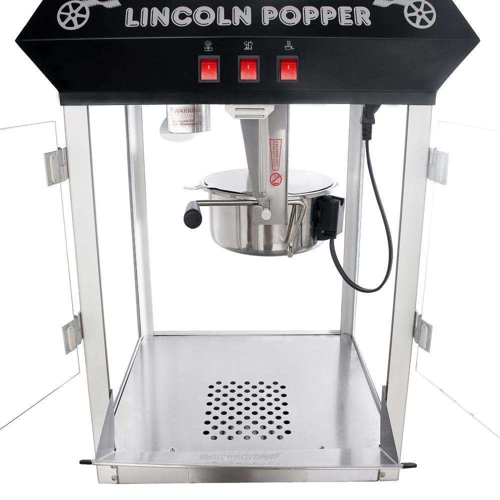 Máquina de palomitas de maíz de acero inoxidable Great Northern Popcorn para mostrador con aceite