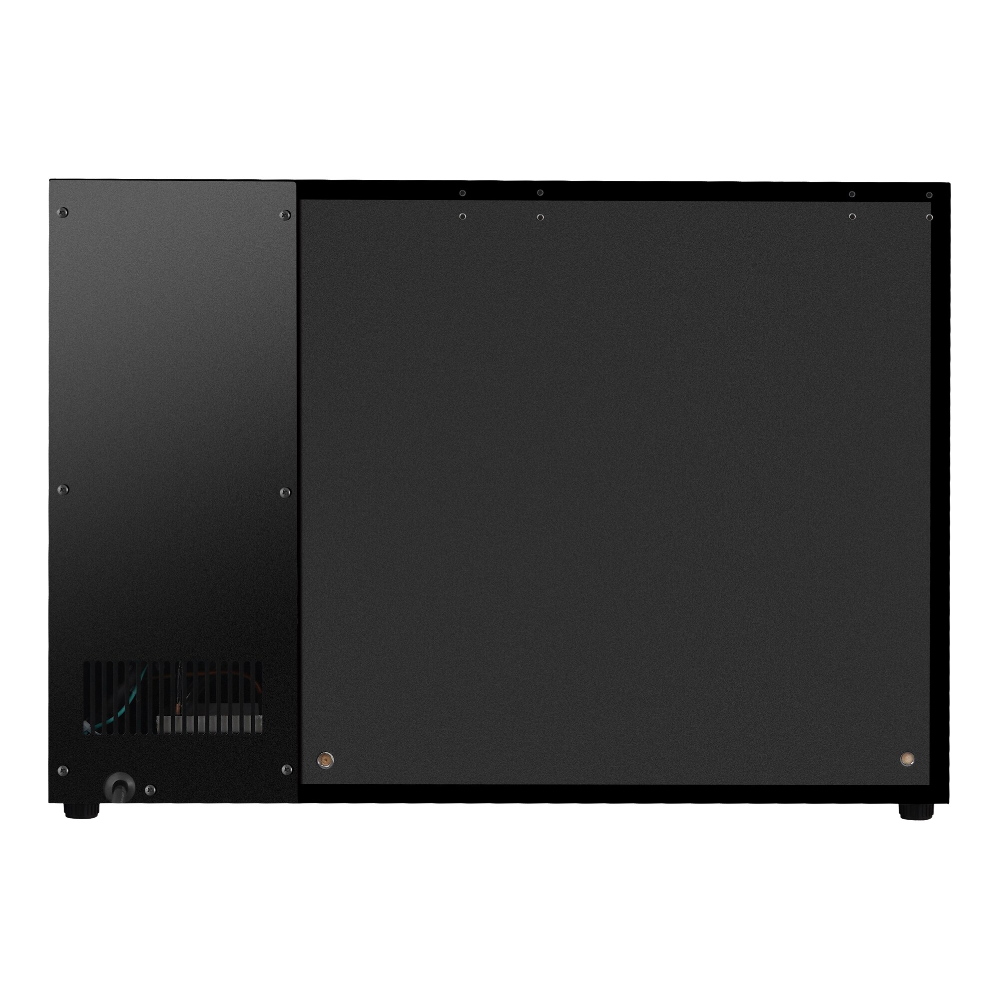 Humidor negro independiente de gabinete avanzado de Equator de 17.3 pulgadas x 25 pulgadas x 15 pulgadas (Almacena 268 Cigarros) CH 140