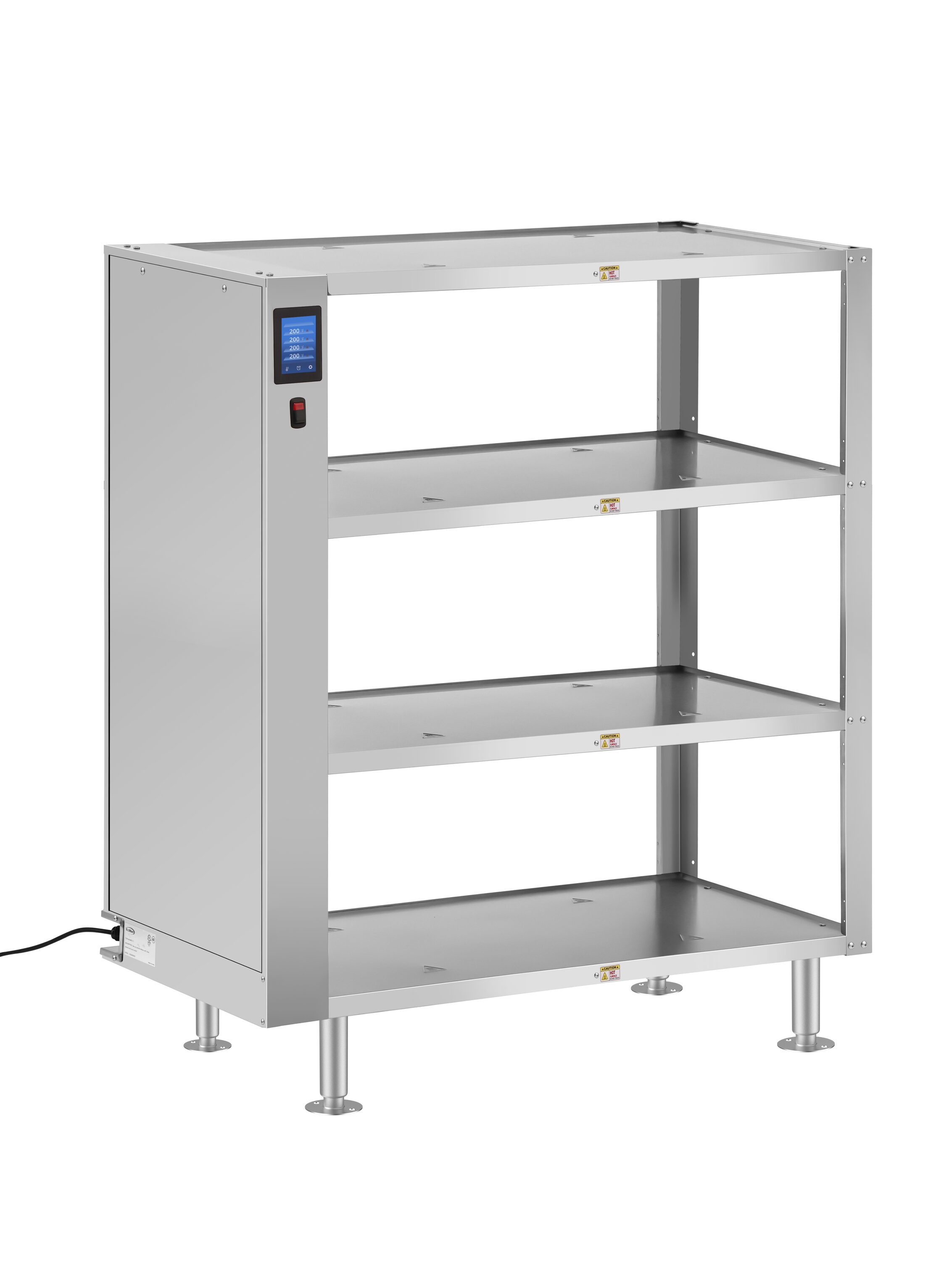 Calentador eléctrico de alimentos comercial/residencial de 26 cuartos de galón de 4 estaciones KoolMore LOW-KM-WSC-T4.