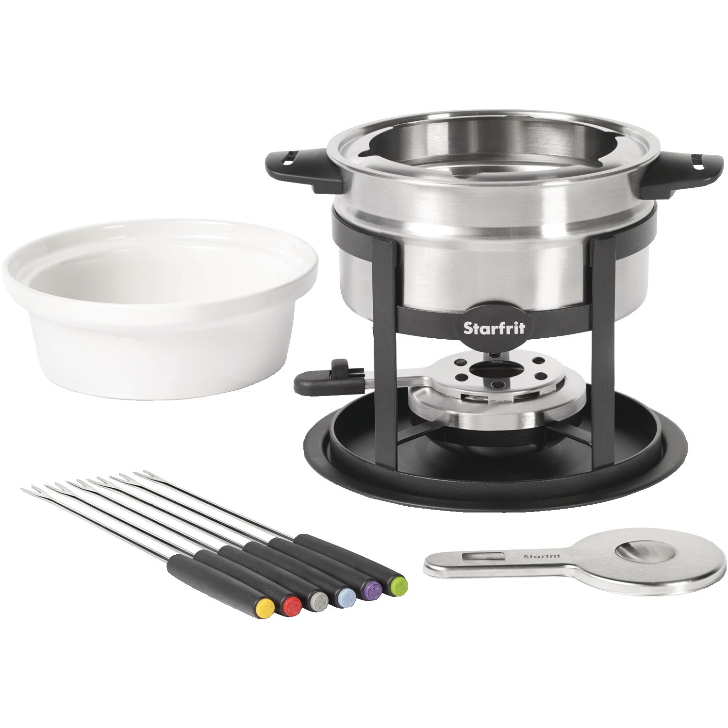 Juego de Fondue 3 en 1 de Acero Inoxidable, Starfrit Starfrit 12 Piezas