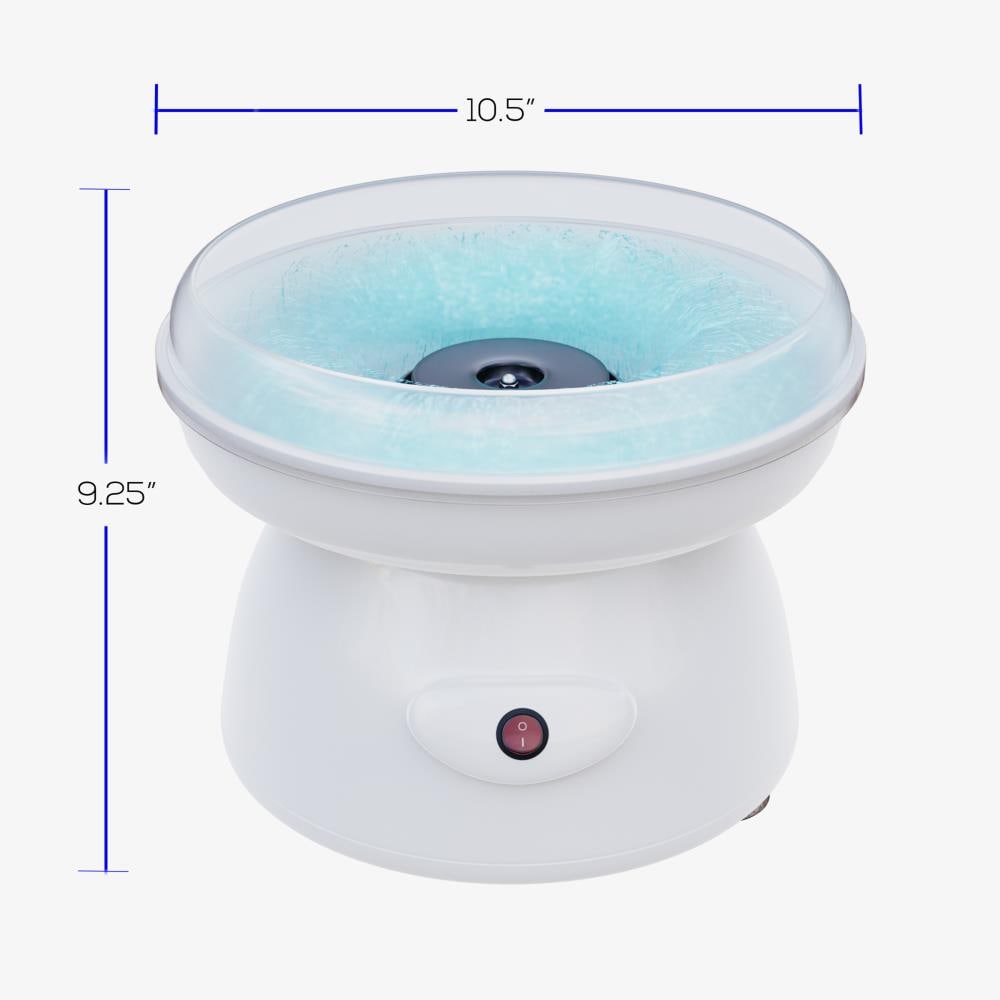 Máquina de algodón de azúcar para encimera, color blanco (450 watts) 220649MWP