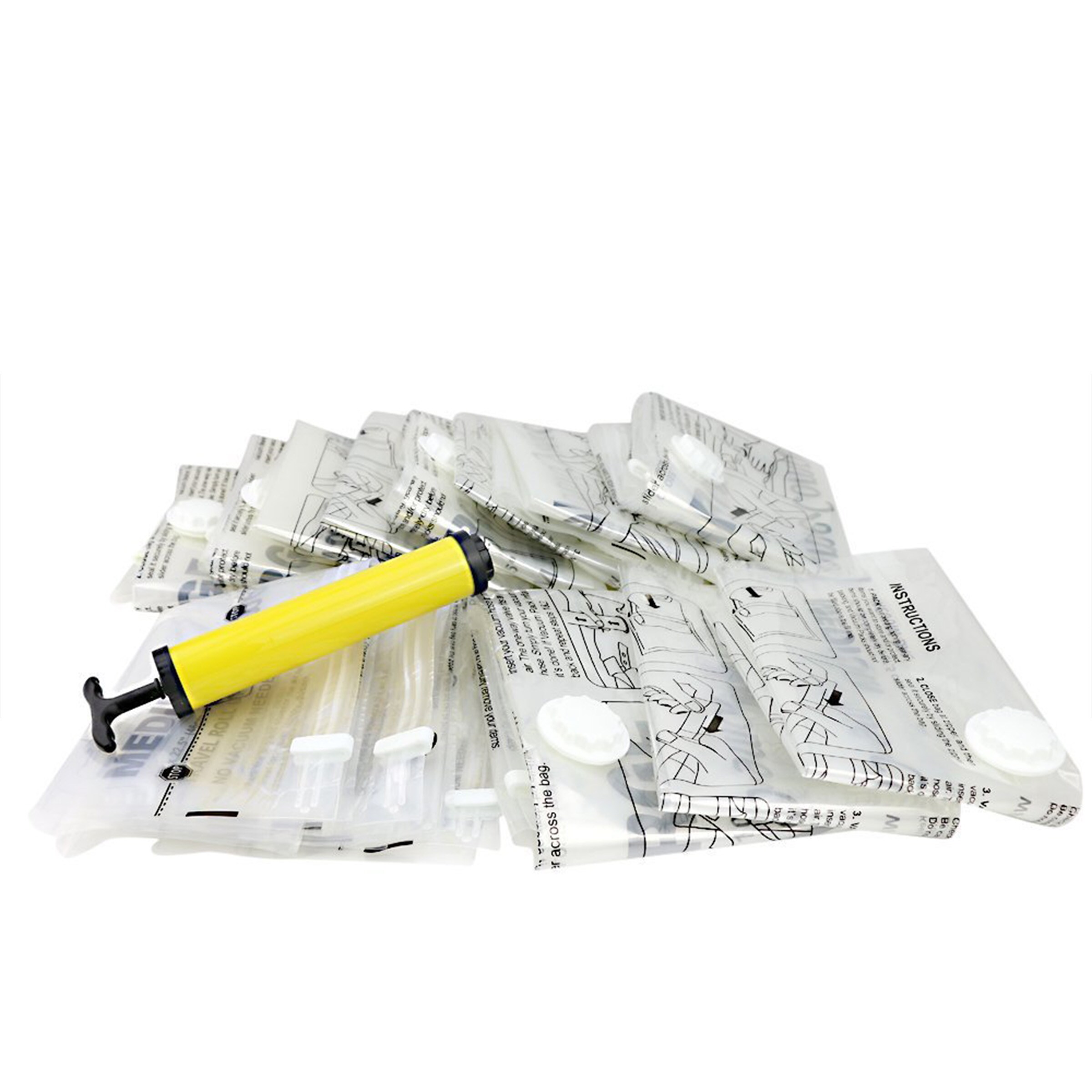Sellador al vacío transparente Hastings Home 5 pulgadas de alto x 8 pulgadas de ancho x 10.7 pulgadas de profundidad 371787CTQ