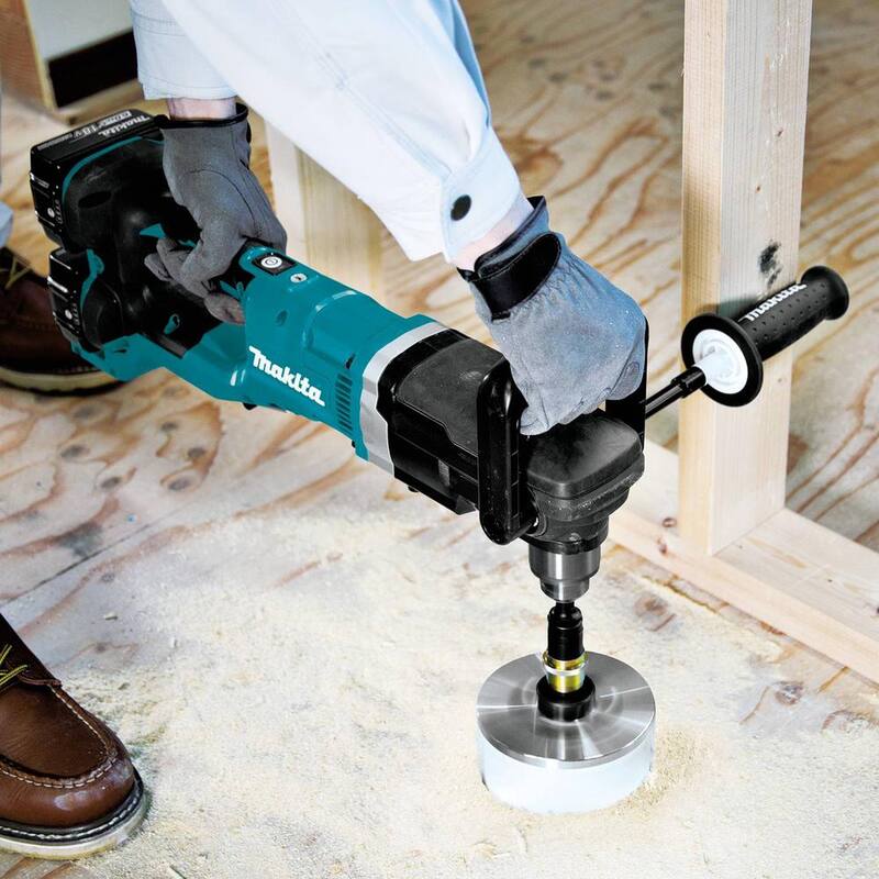 Kit de Taladro Angular Derecho Inalámbrico sin Escobillas de Litio-Ion LXT de 18V X2 (36V) 5.0 Ah de Makita - XAD03PT