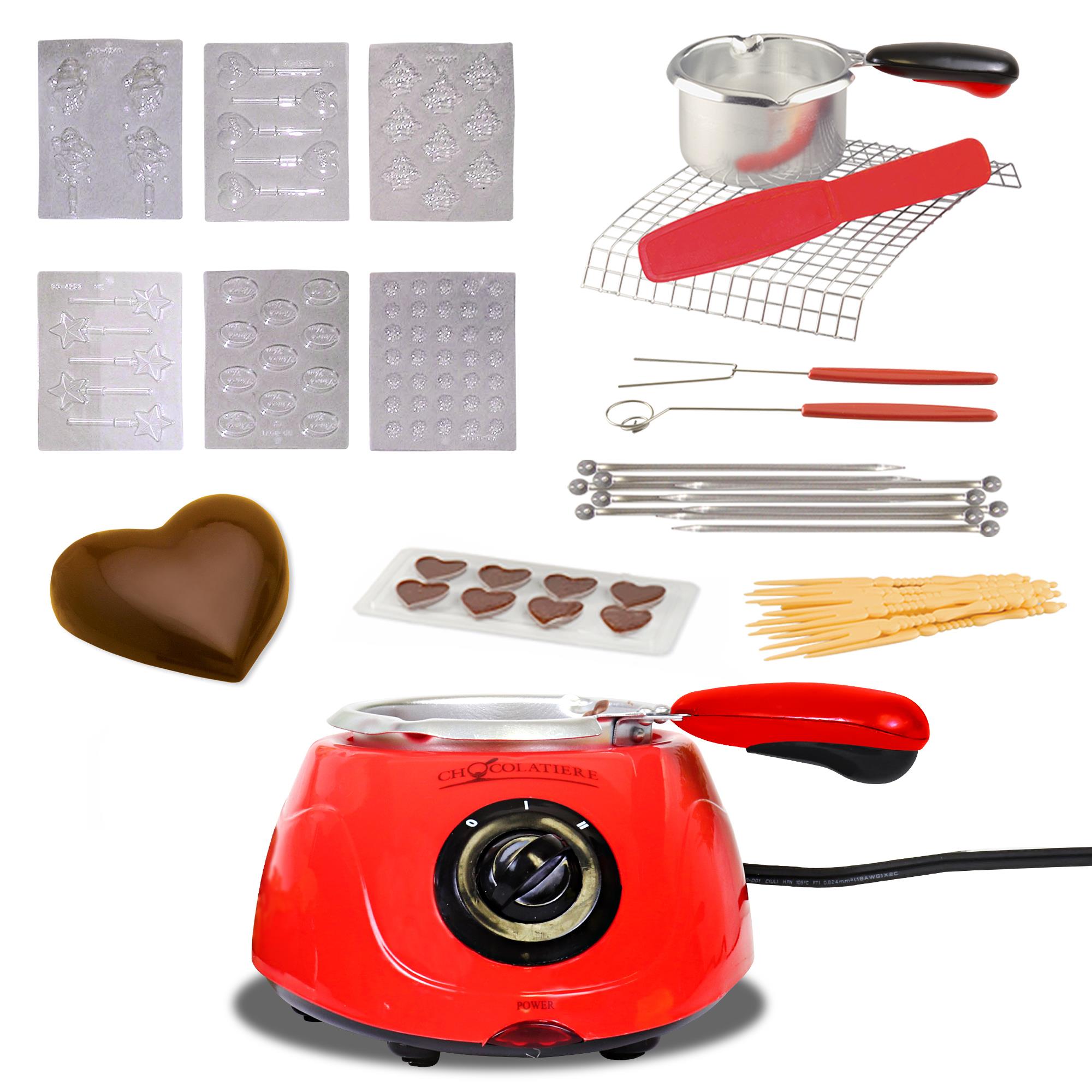 Fundidor de chocolate Total Chef Chocolatiere y olla de fondue Koolatron, 8.8 Oz (250 G) CM10G-CA