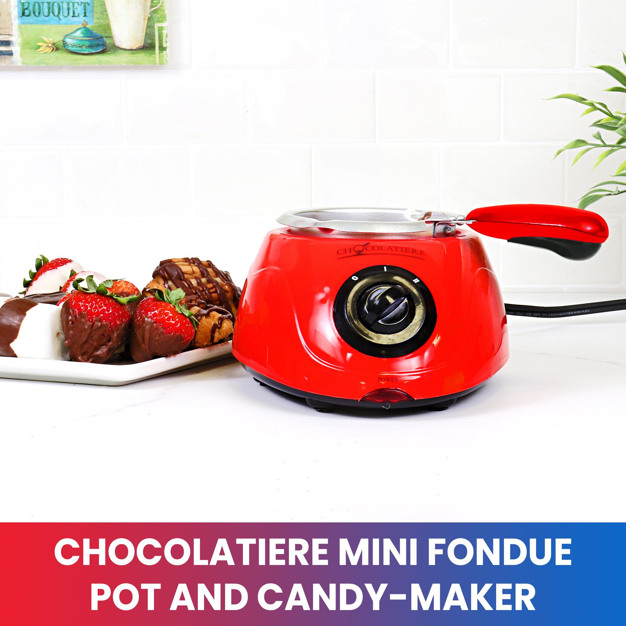 Fundidor de chocolate Total Chef Chocolatiere y olla de fondue Koolatron, 8.8 Oz (250 G) CM10G-CA