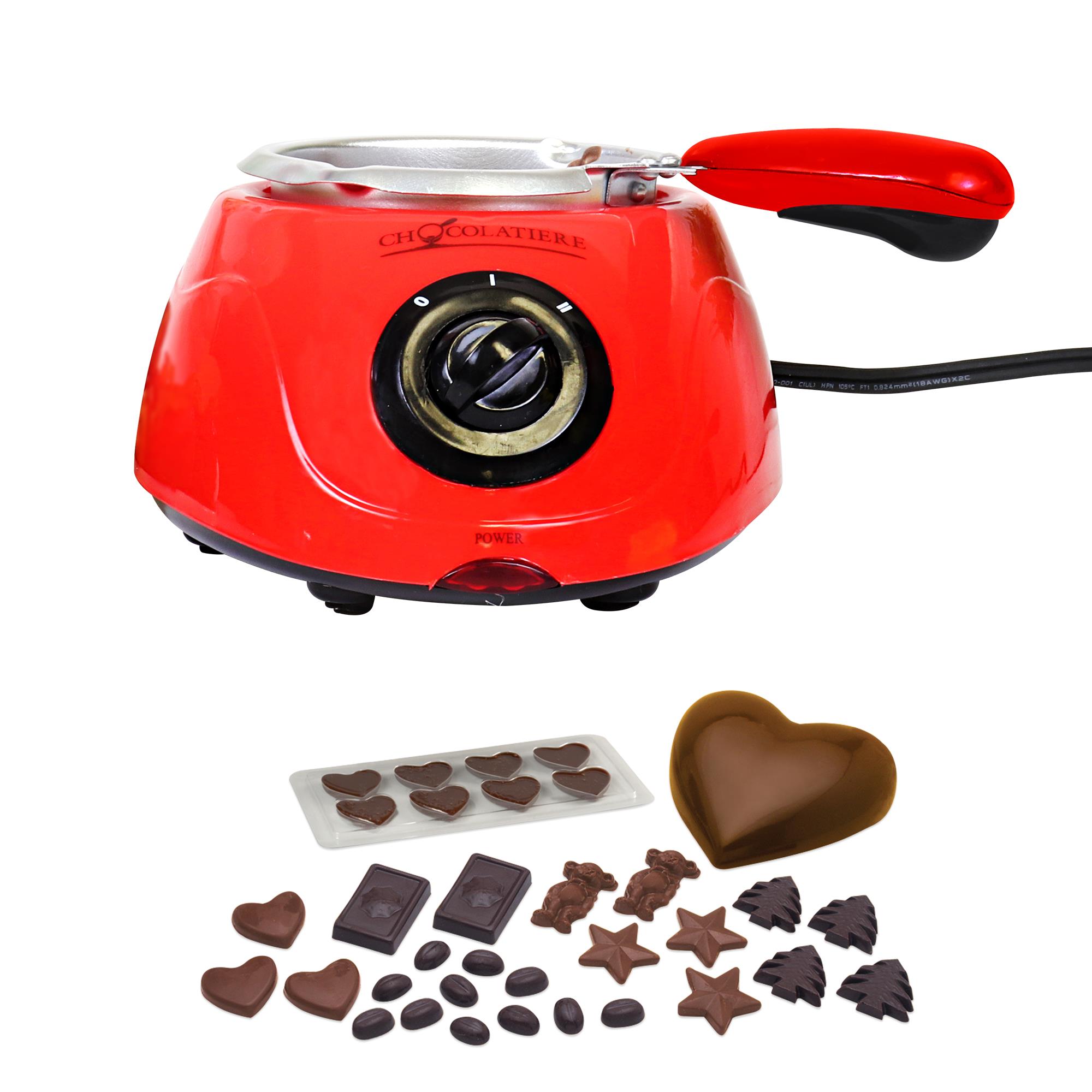 Fundidor de chocolate Total Chef Chocolatiere y olla de fondue Koolatron, 8.8 Oz (250 G) CM10G-CA
