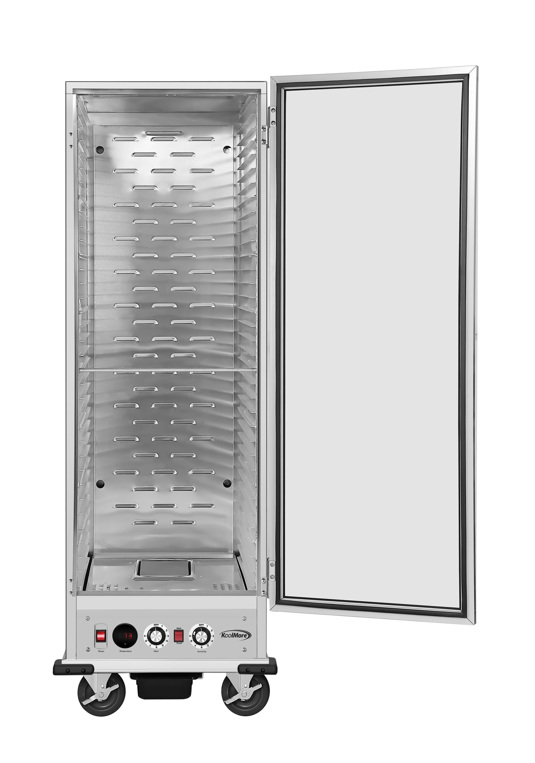Charola Eléctrica Comercial para Mantener Caliente con una Estación de 940 Cuartos de Galón KoolMore LOW-KM-CHP36-SNGL