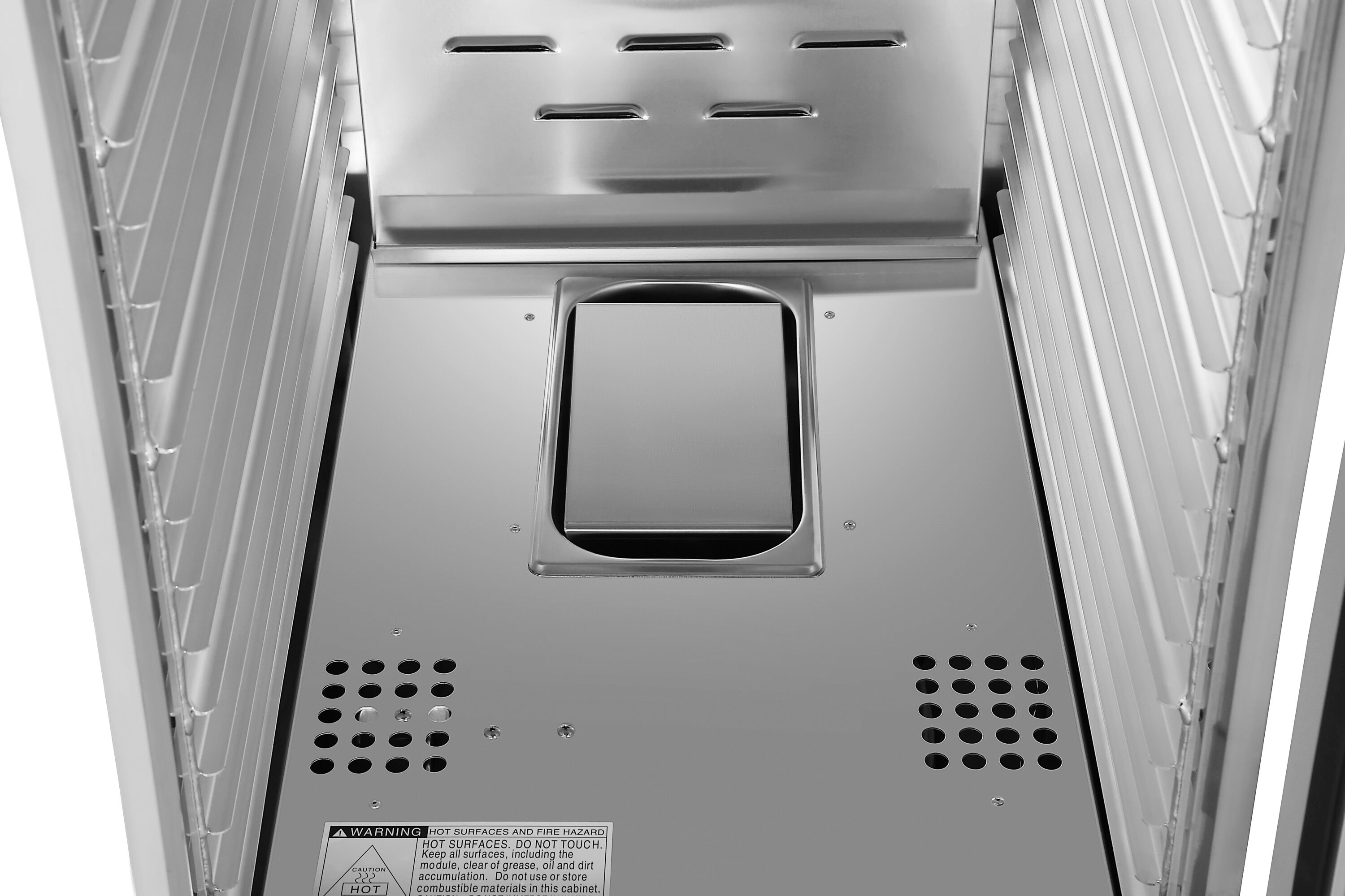 Charola Eléctrica Comercial para Mantener Caliente con una Estación de 940 Cuartos de Galón KoolMore LOW-KM-CHP36-SNGL