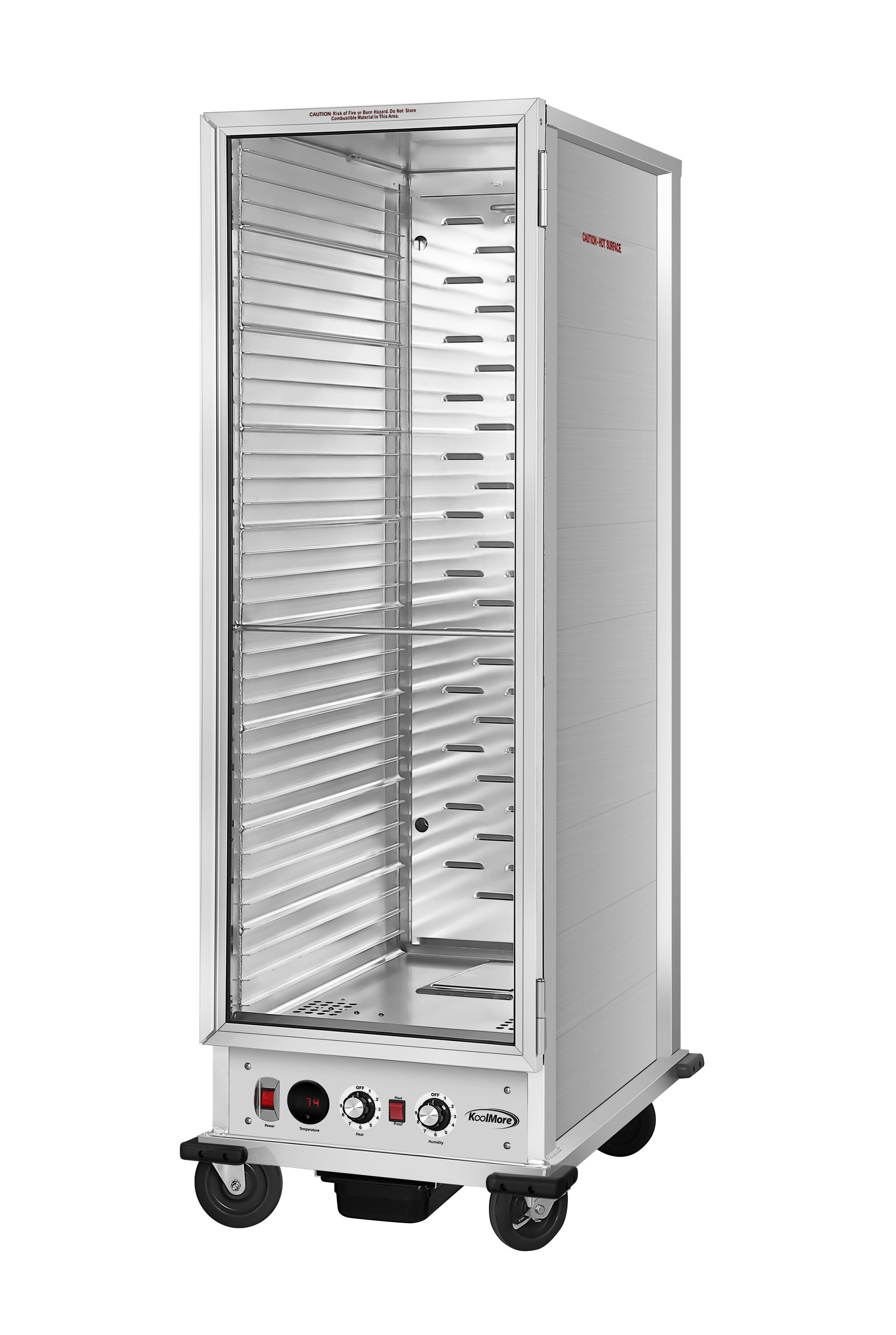 Charola Eléctrica Comercial para Mantener Caliente con una Estación de 940 Cuartos de Galón KoolMore LOW-KM-CHP36-SNGL