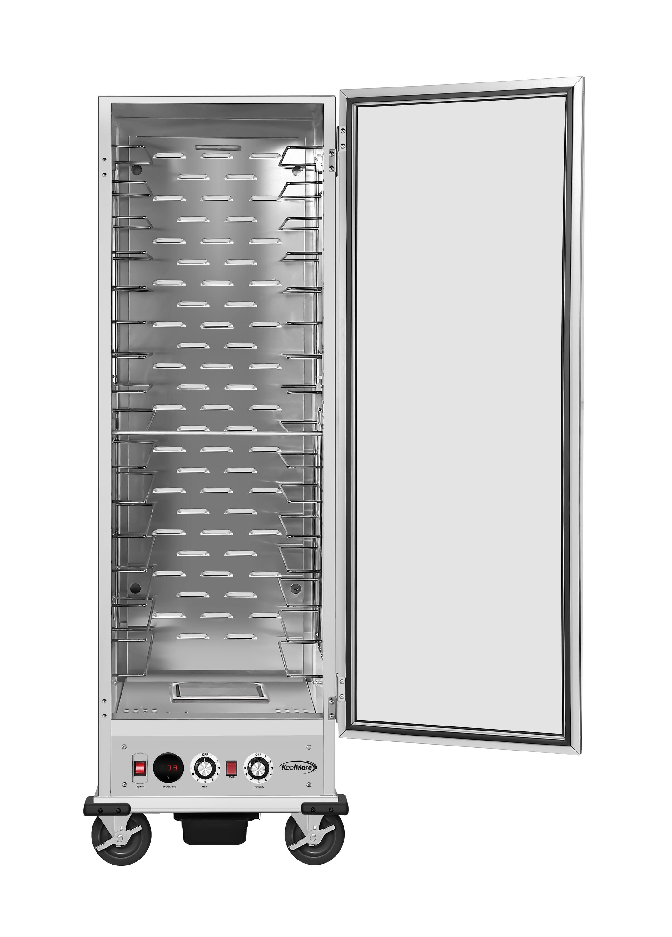 Charola eléctrica comercial de calentamiento 943 cuartos LOW-KM-CHP36-WNGL de KoolMore
