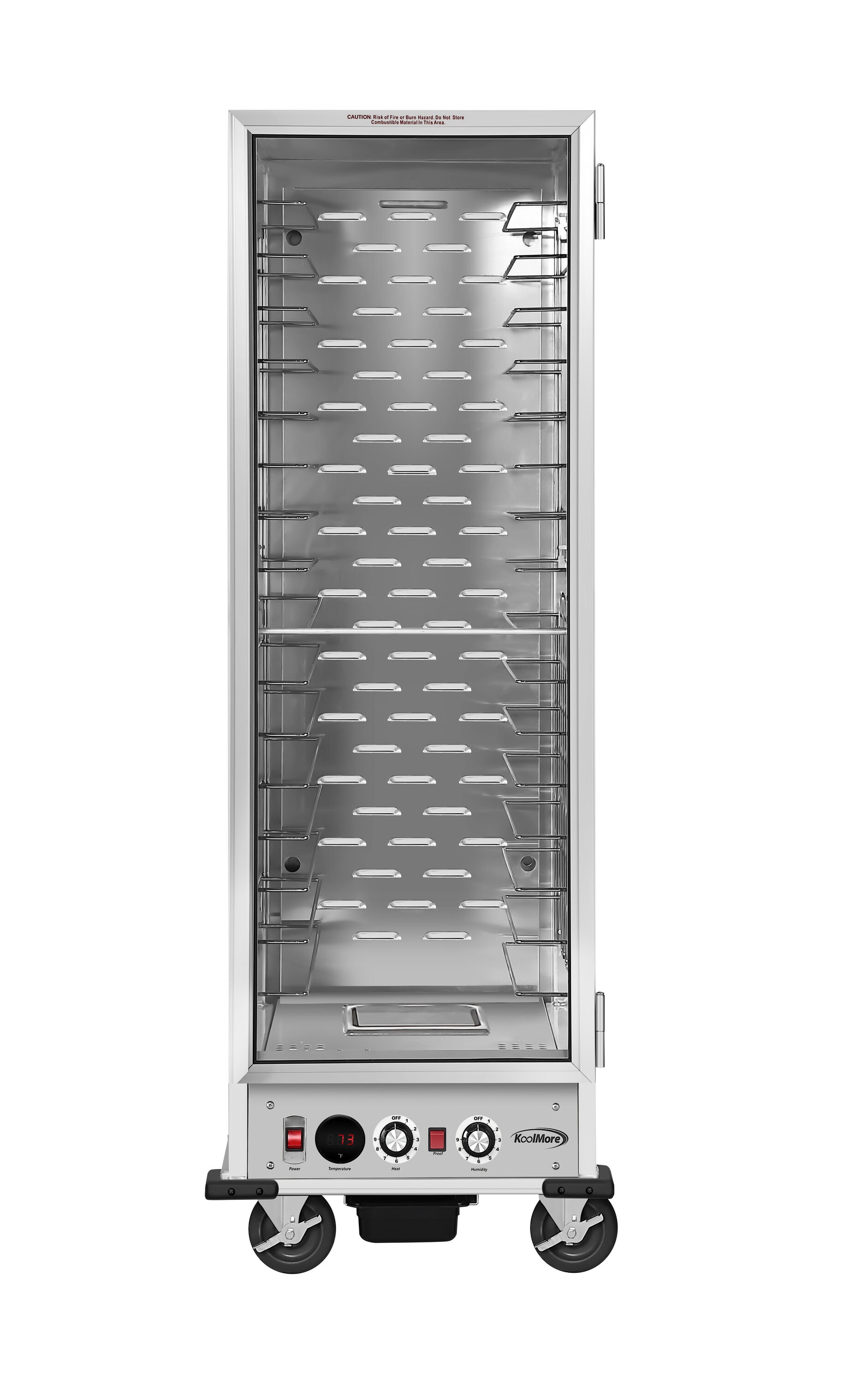 Charola eléctrica comercial de calentamiento 943 cuartos LOW-KM-CHP36-WNGL de KoolMore