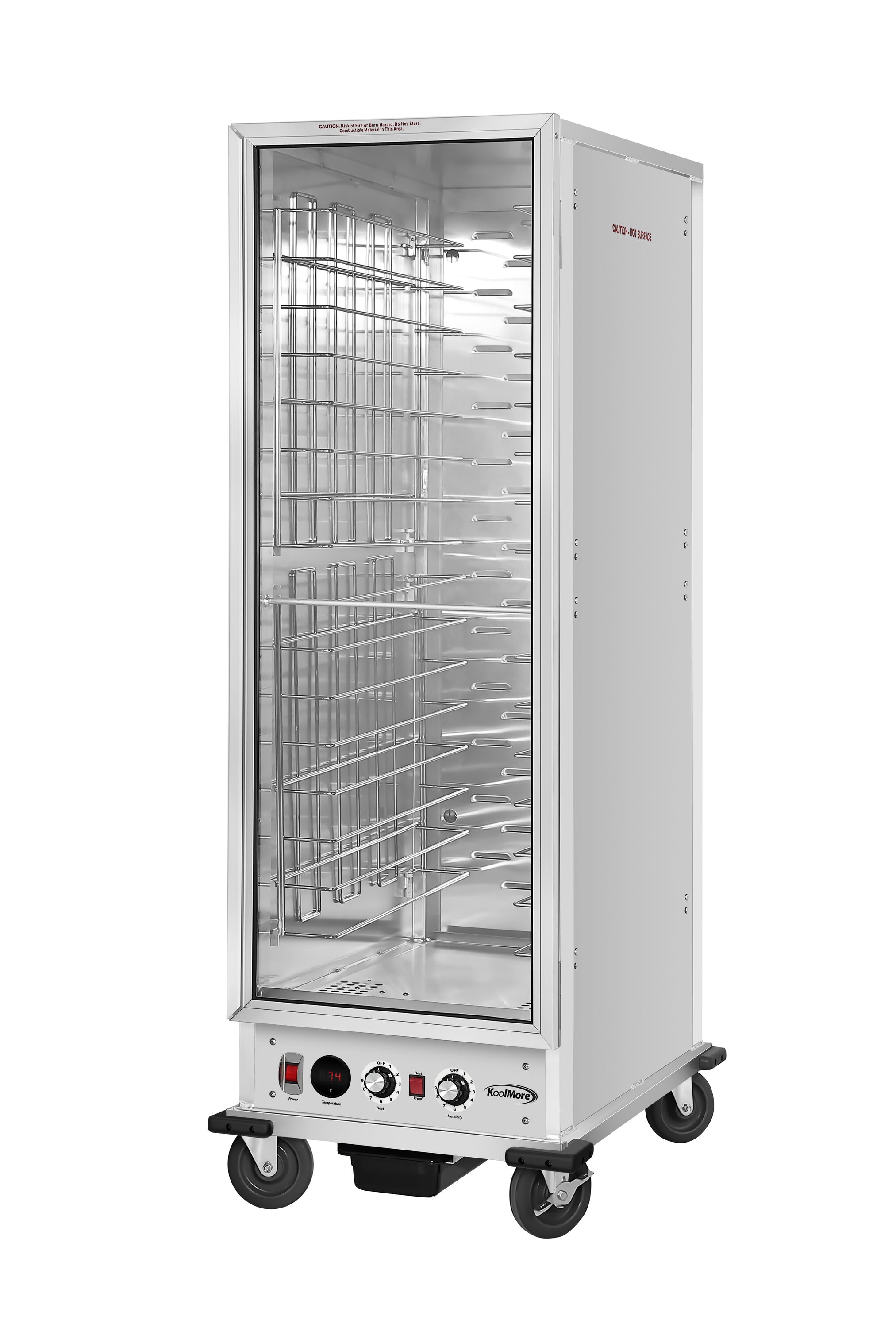 Charola eléctrica comercial de calentamiento 943 cuartos LOW-KM-CHP36-WNGL de KoolMore