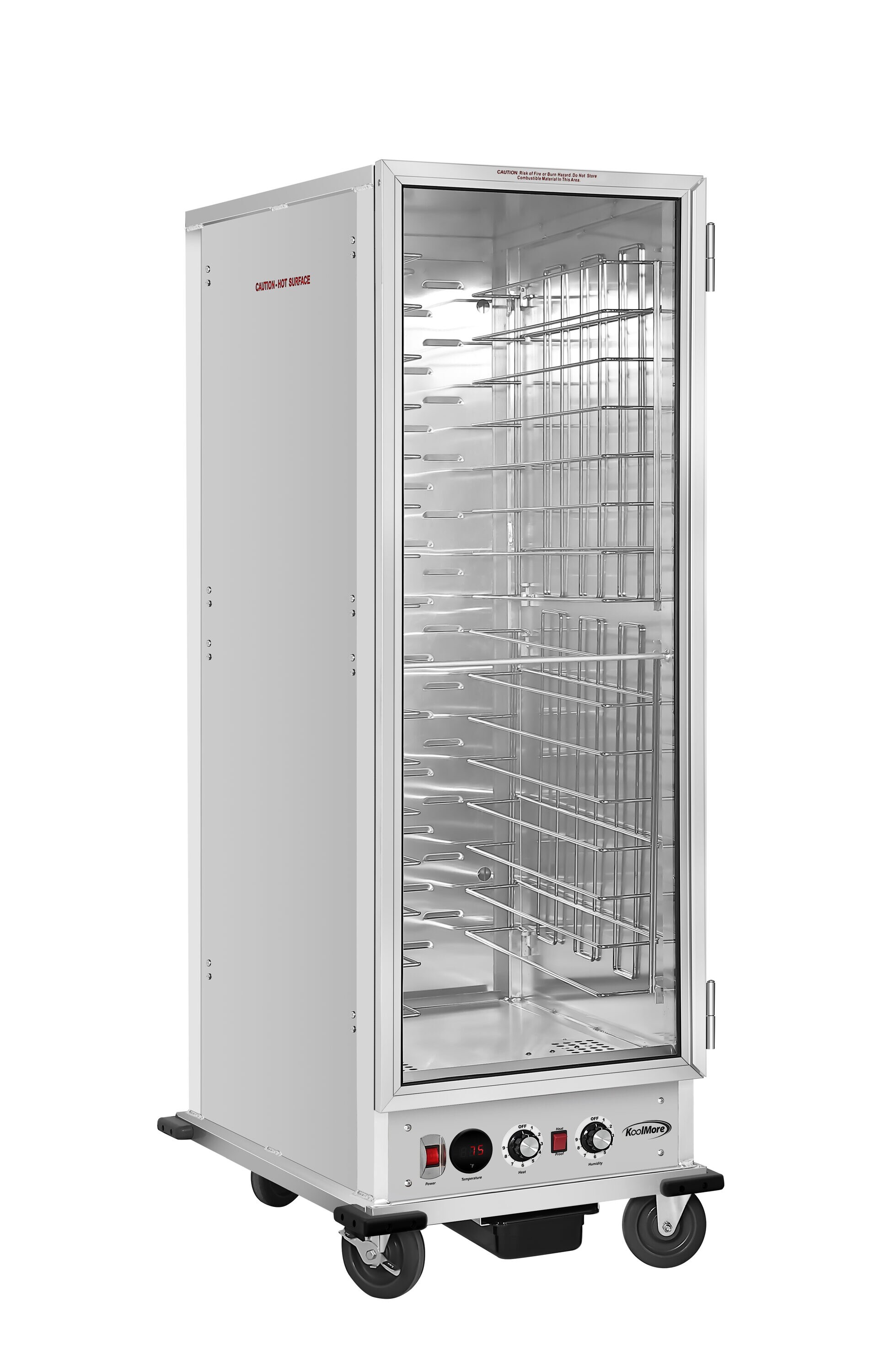 Charola eléctrica comercial de calentamiento 943 cuartos LOW-KM-CHP36-WNGL de KoolMore