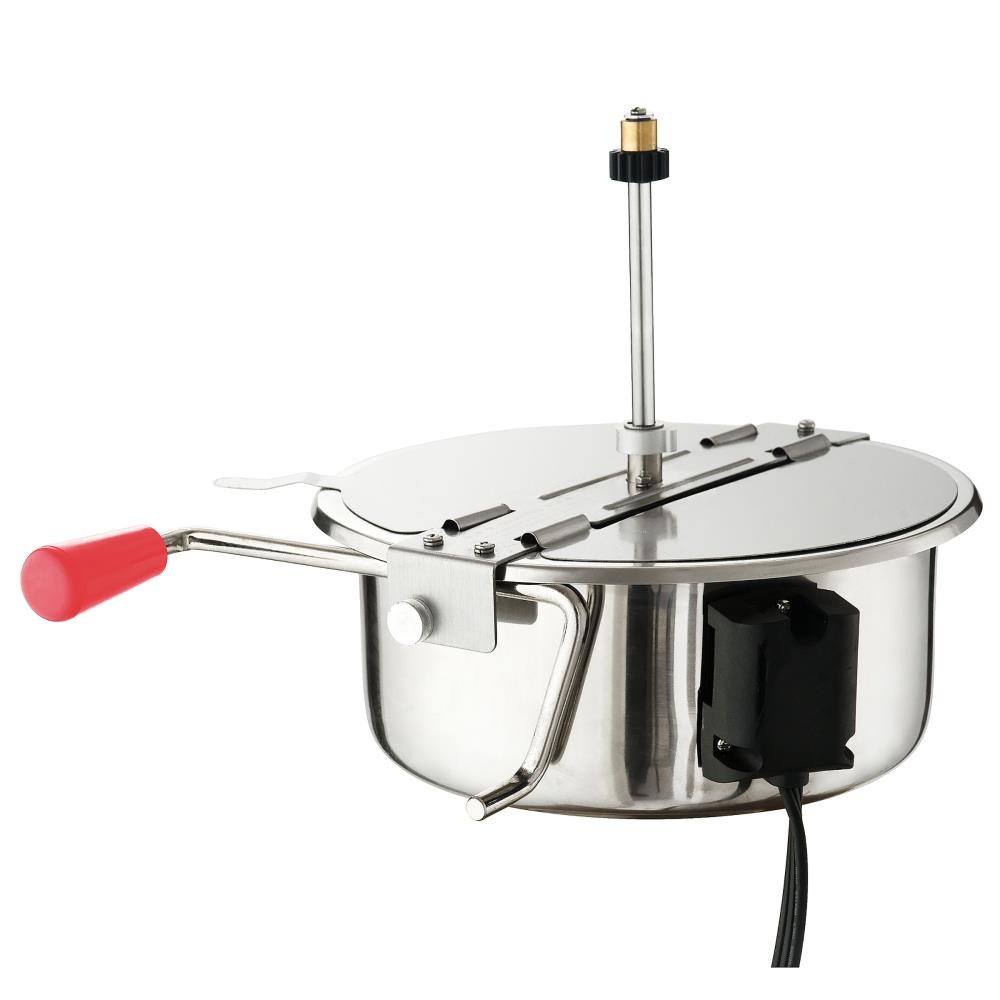 Máquina de palomitas de maíz independiente con carrito de acero inoxidable Great Northern Popcorn 338034BHQ