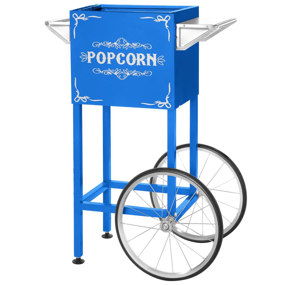 Máquina de palomitas de maíz independiente con carrito de acero inoxidable Great Northern Popcorn 338034BHQ