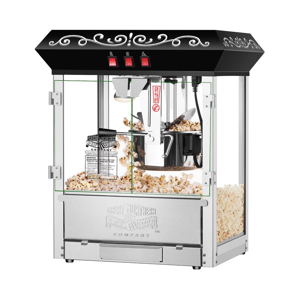 Máquina de palomitas de maíz de acero inoxidable para mostrador Great Northern Popcorn 673503HFT con aceite