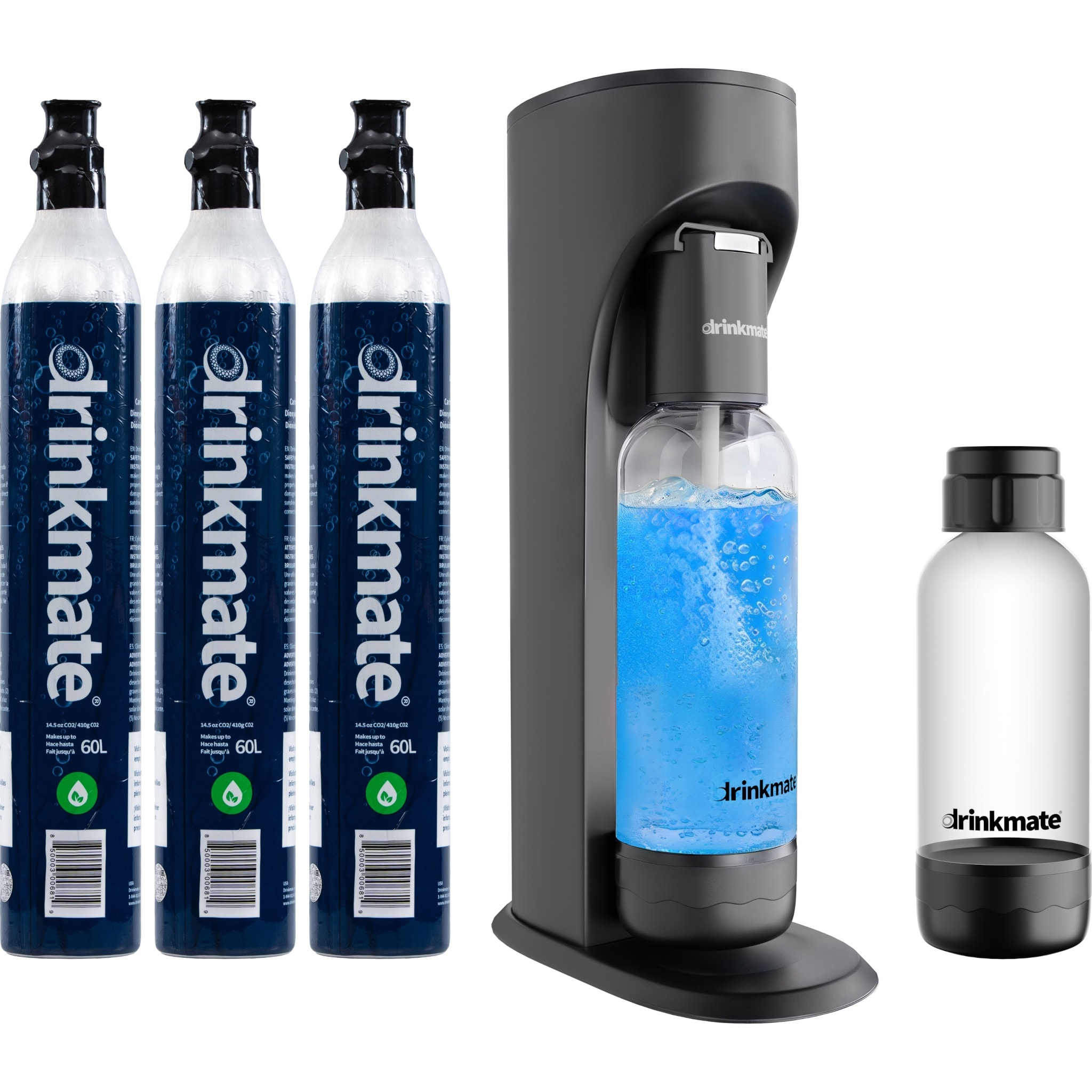 Fabricante de Soda Drinkmate Negro Mate Carbonatador