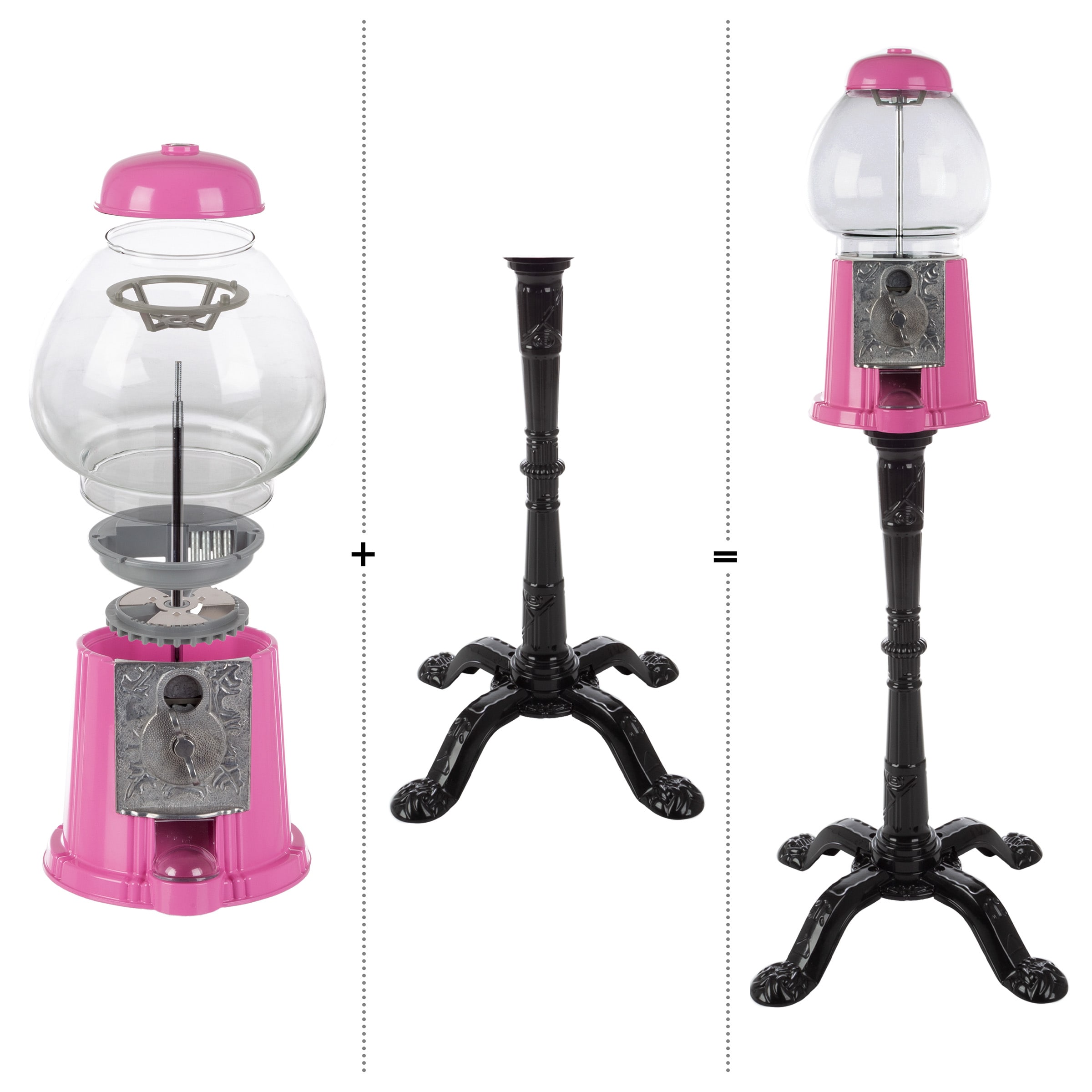 Máquina de chicles rosada Great Northern Popcorn 83-DT5683-P